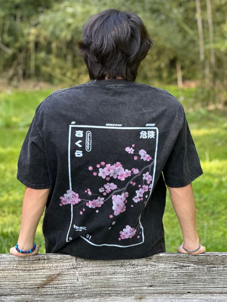 Cherry Blossom Back Vintage T-Shirt