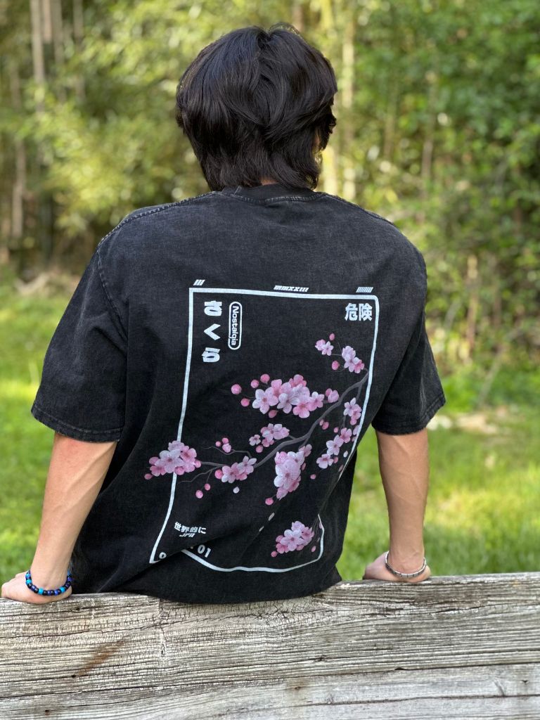 Cherry Blossom Back Vintage T-Shirt