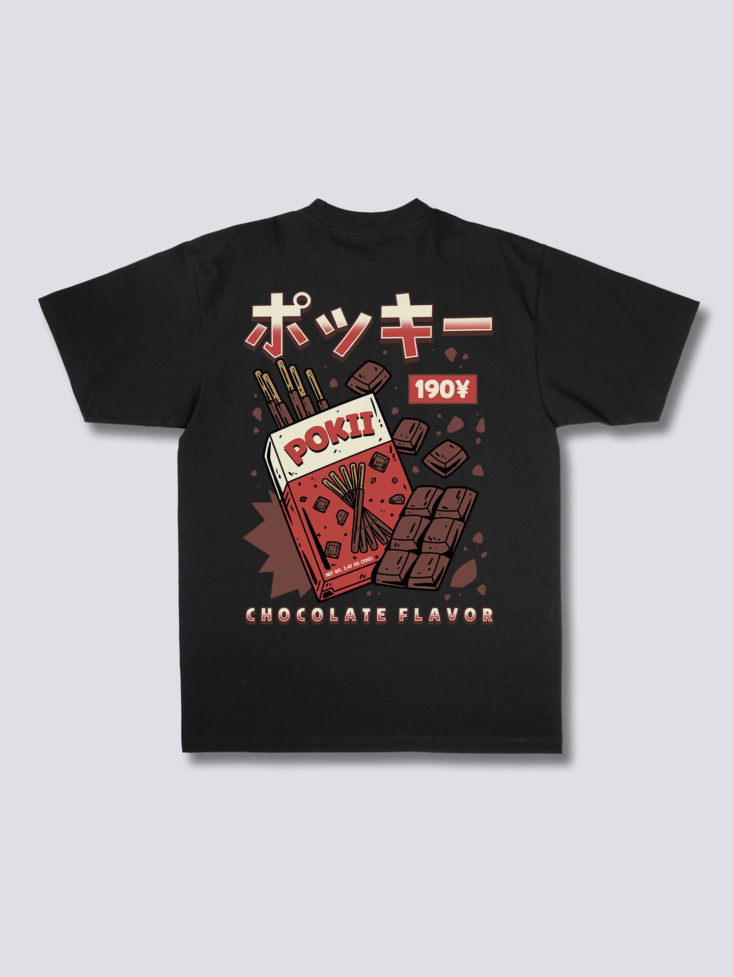 Chocolate Pokii Back T-Shirt