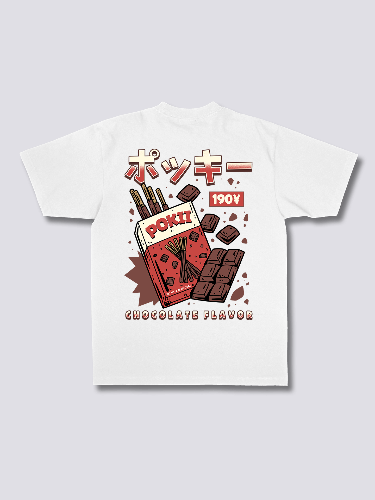 Chocolate Pokii Back T-Shirt