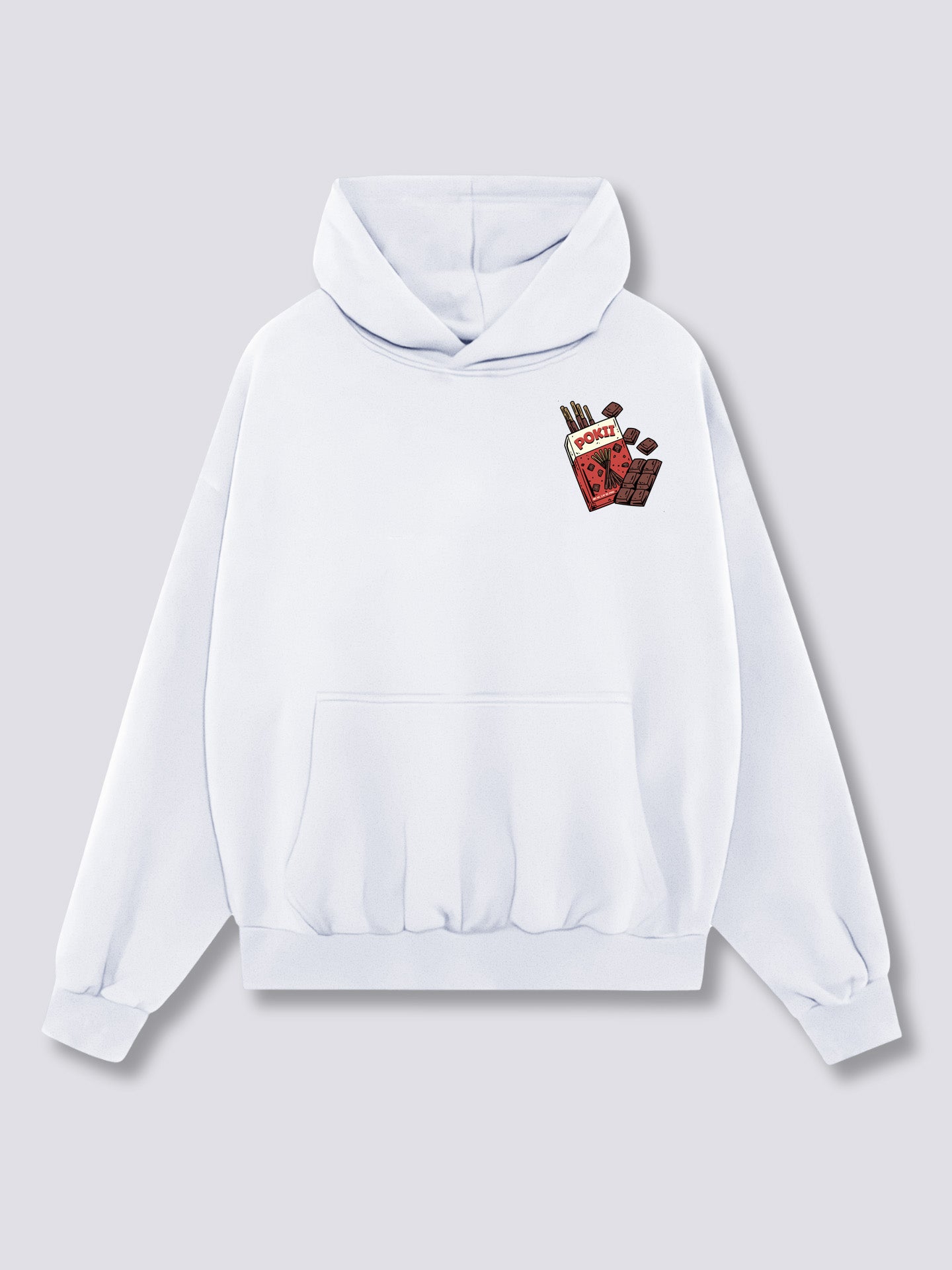 Chocolate Pokii Back Hoodie