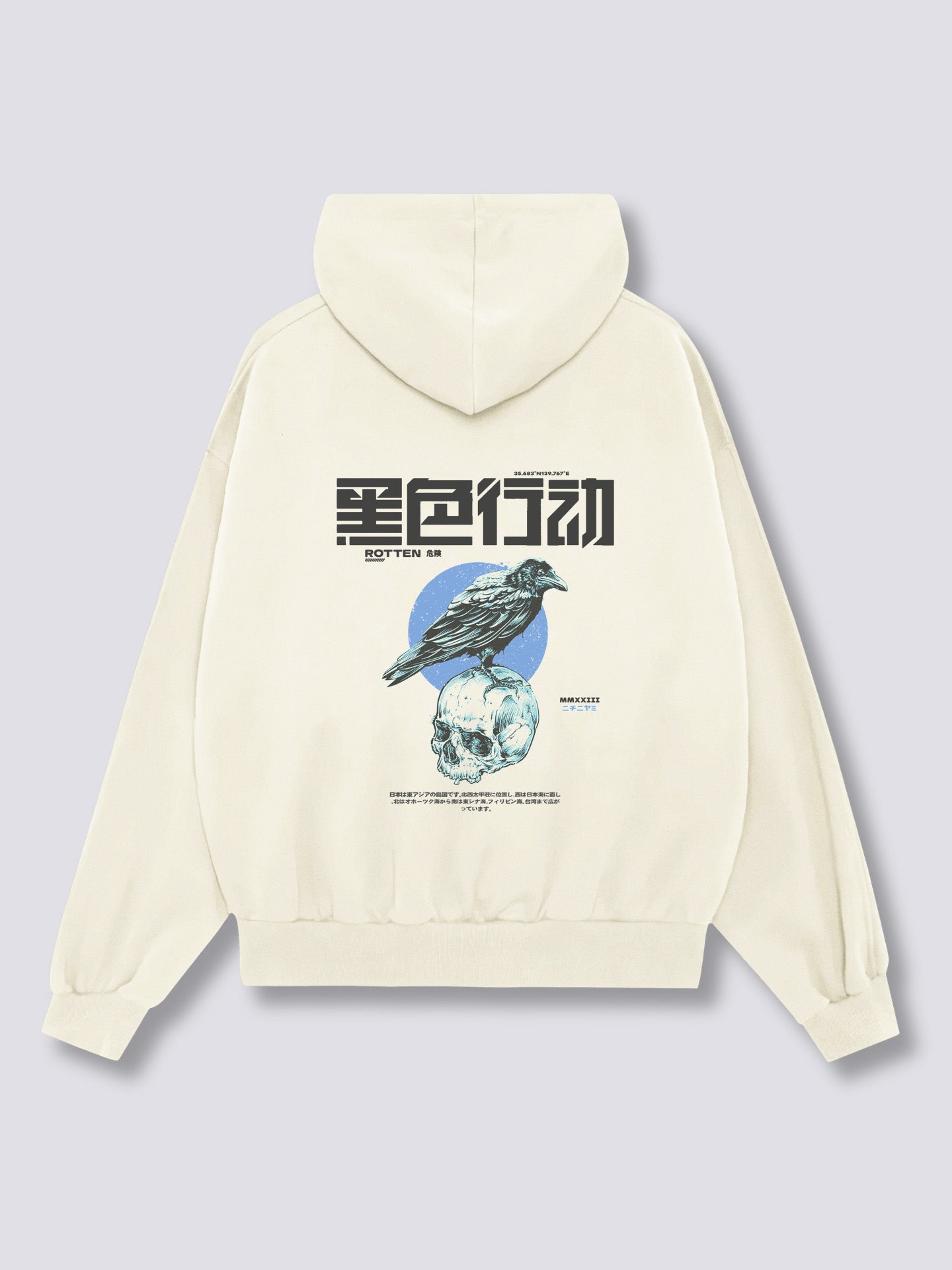 Dark Crow Back Hoodie