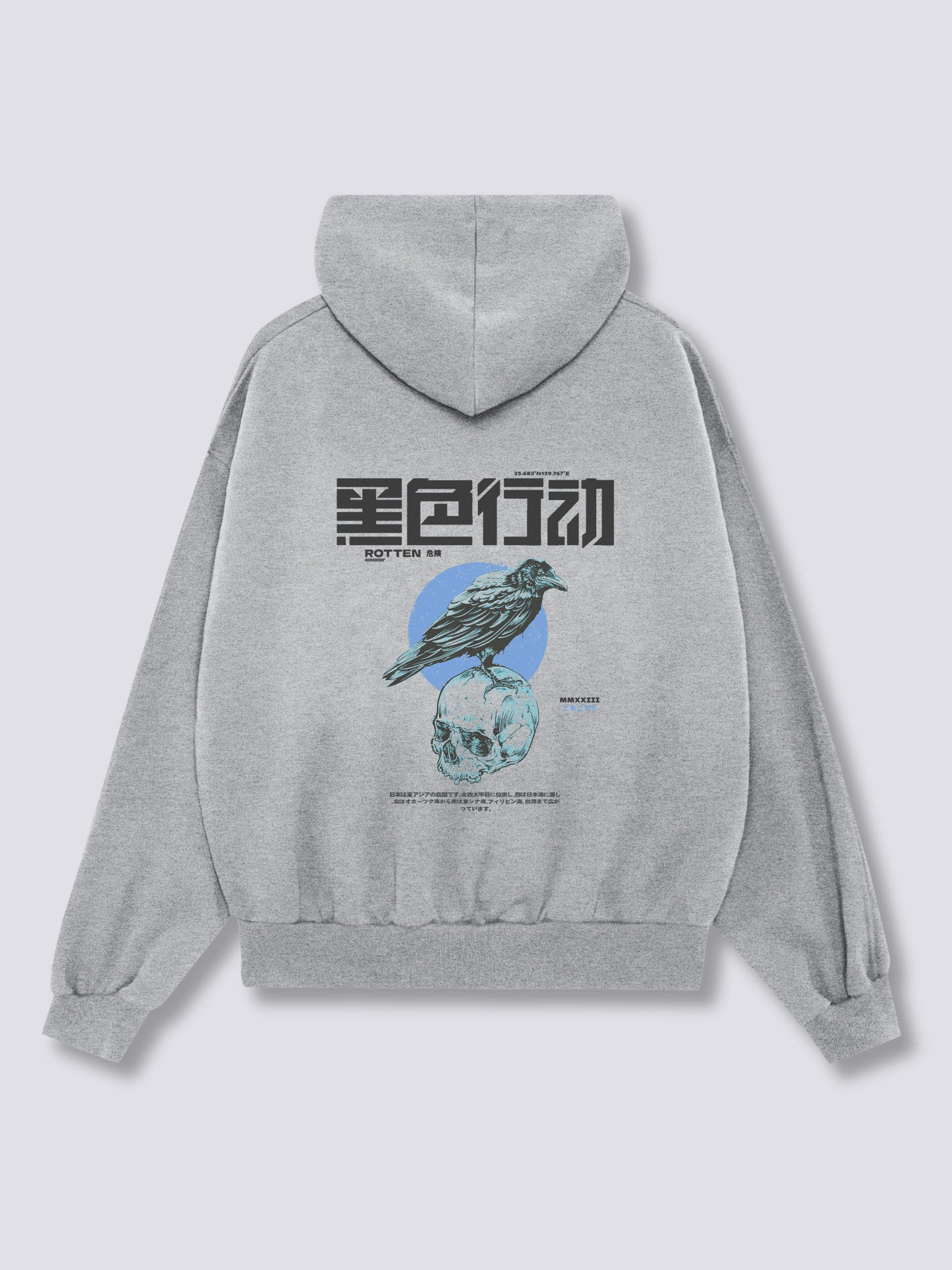 Dark Crow Back Hoodie