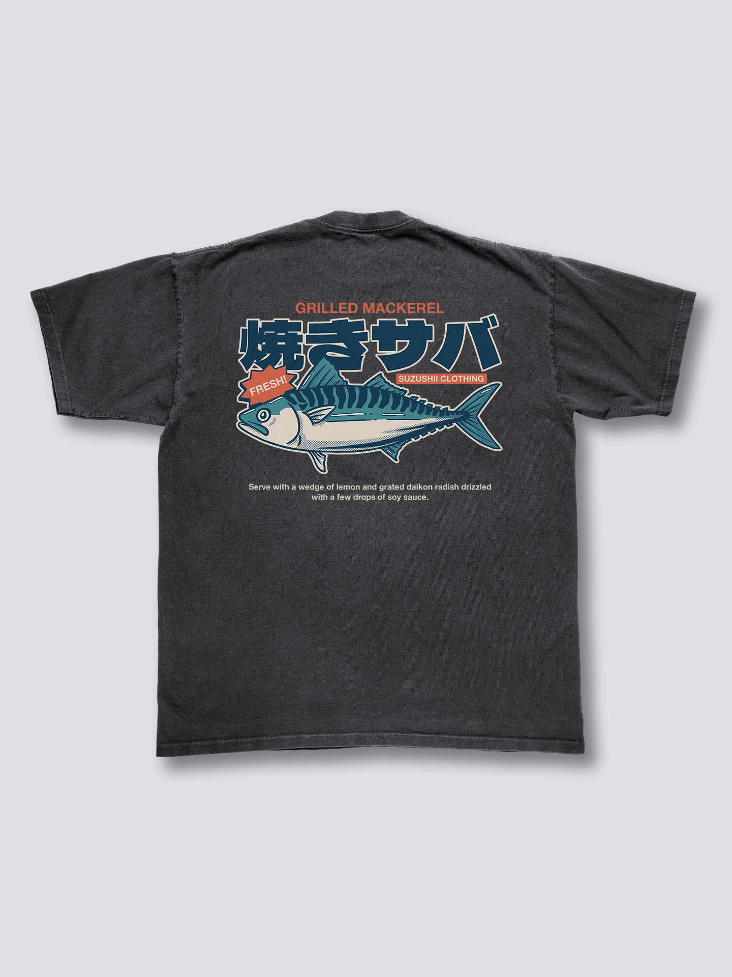 Grilled Mackerel Vintage T-Shirt