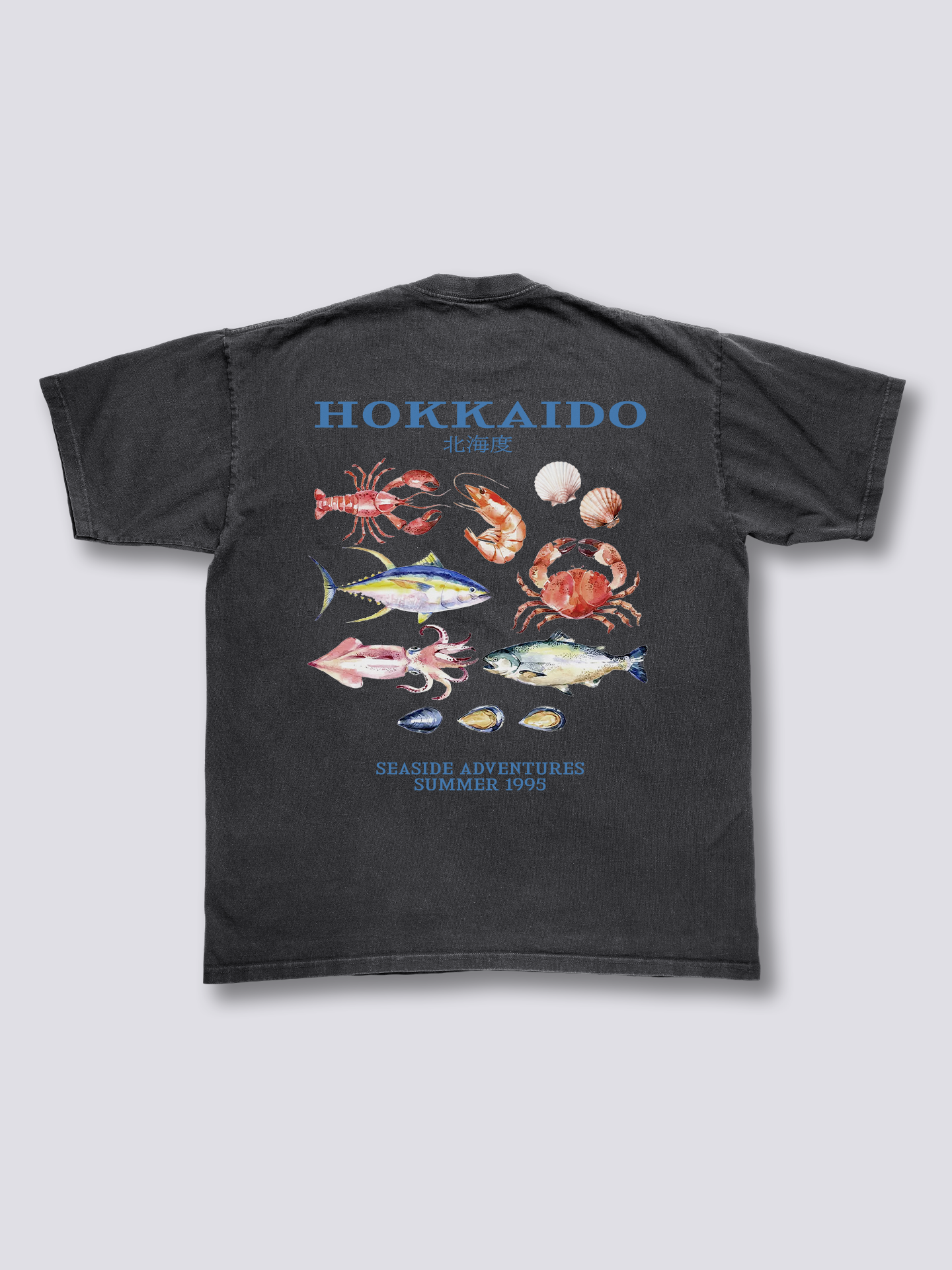 Hokkaido Fish Vintage T-Shirt