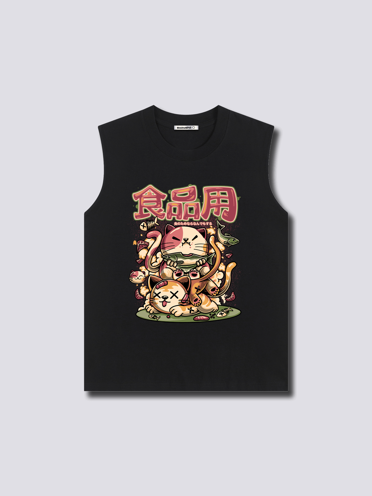 Hungry Neko Tank Top