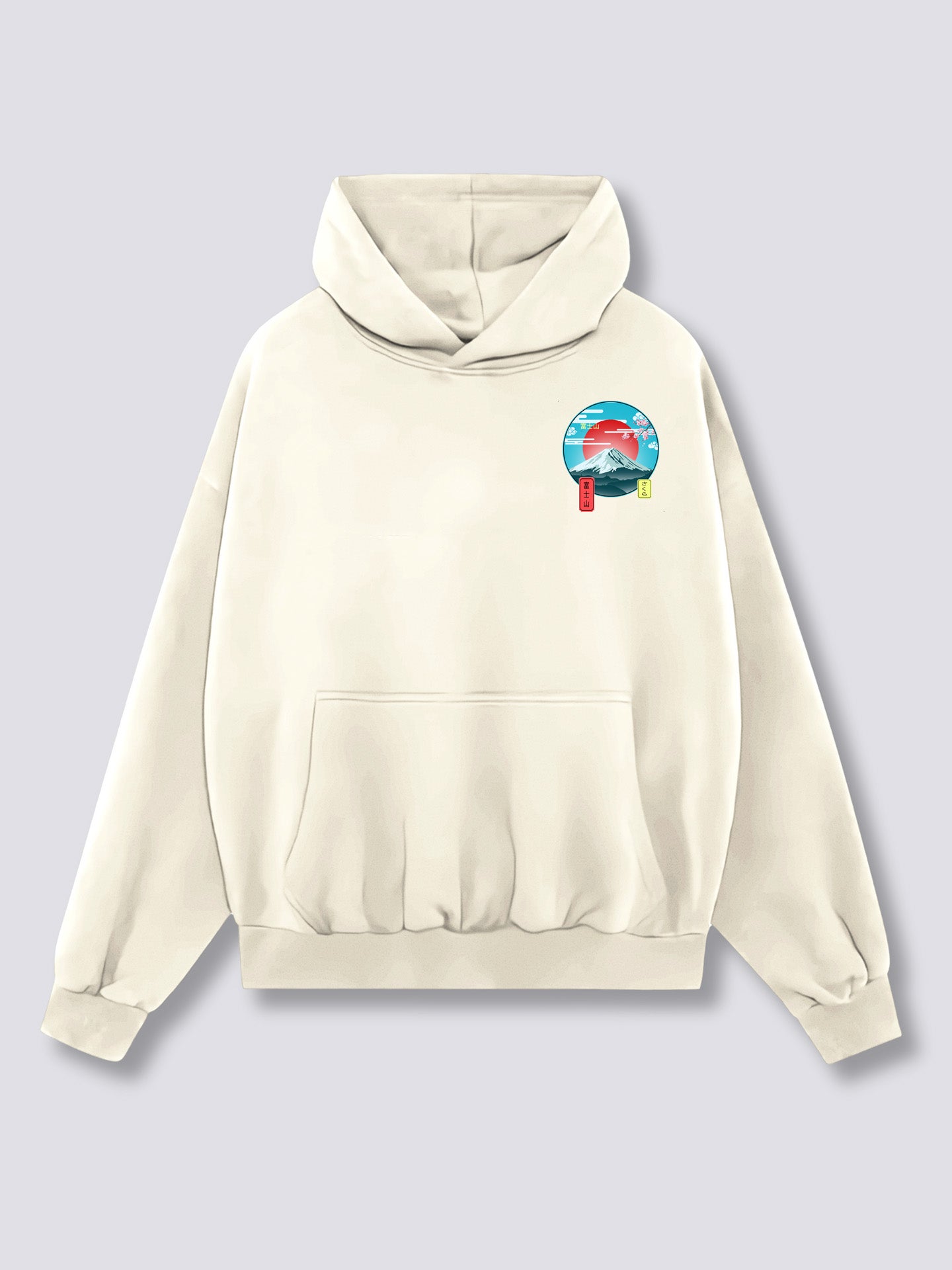Mount Fuji Back Hoodie