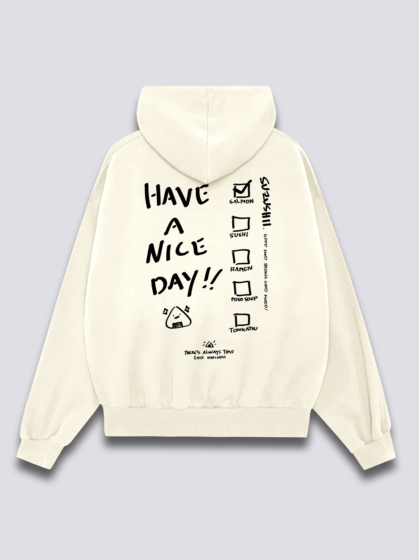 Onigiri Checklist Hoodie