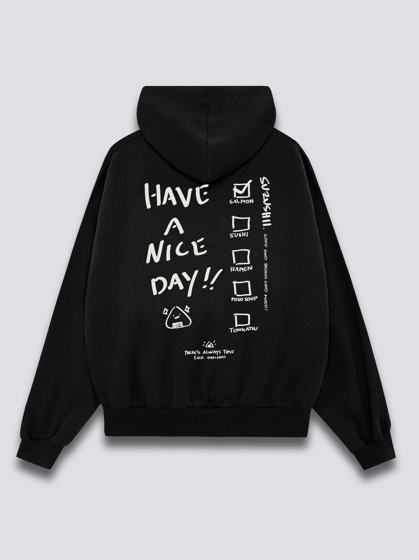 Onigiri Checklist Hoodie