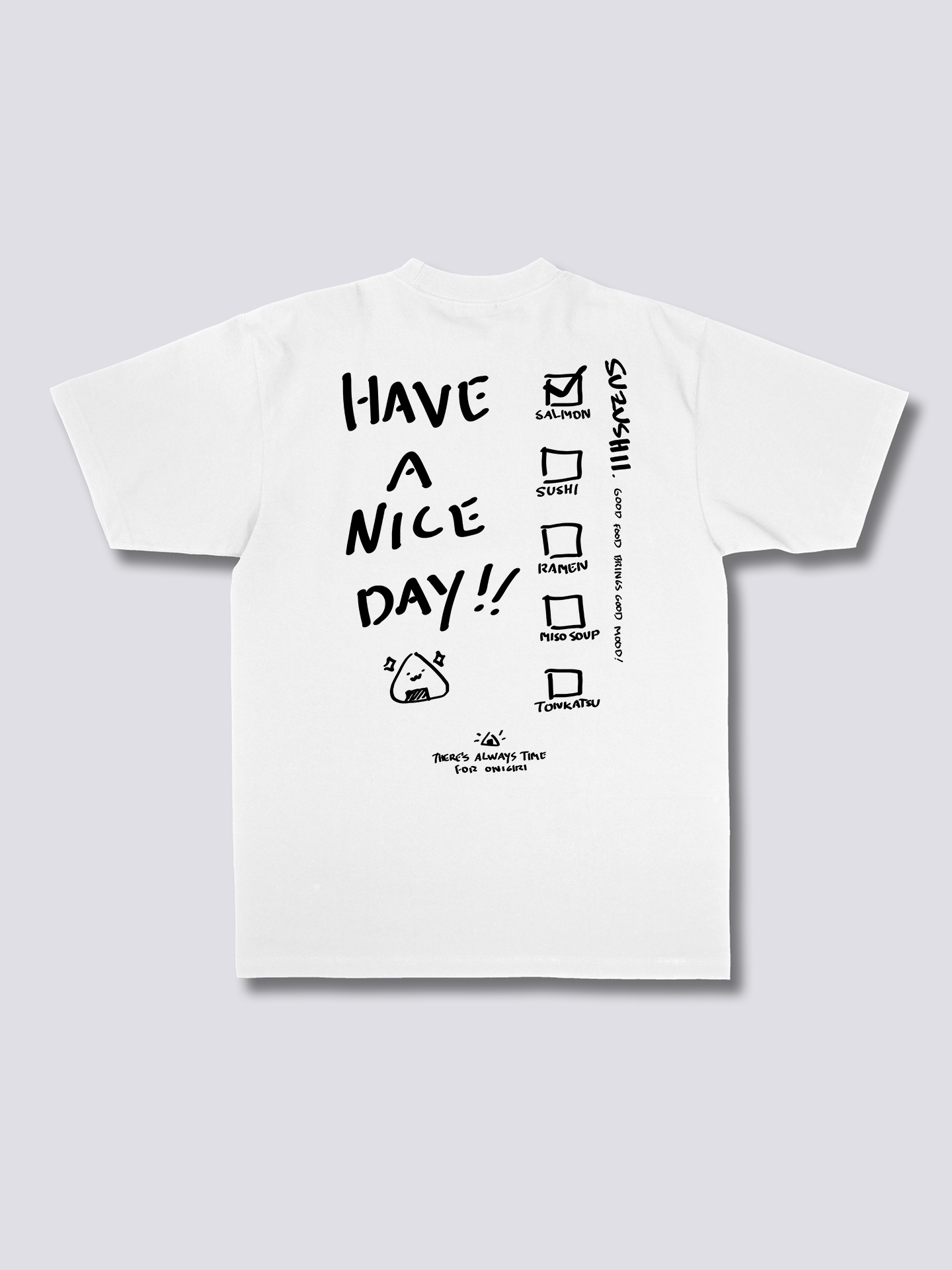 Onigiri Checklist T-Shirt