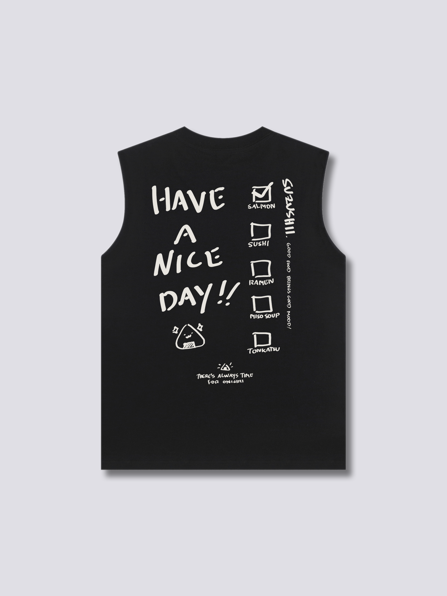 Onigiri Checklist Tank Top