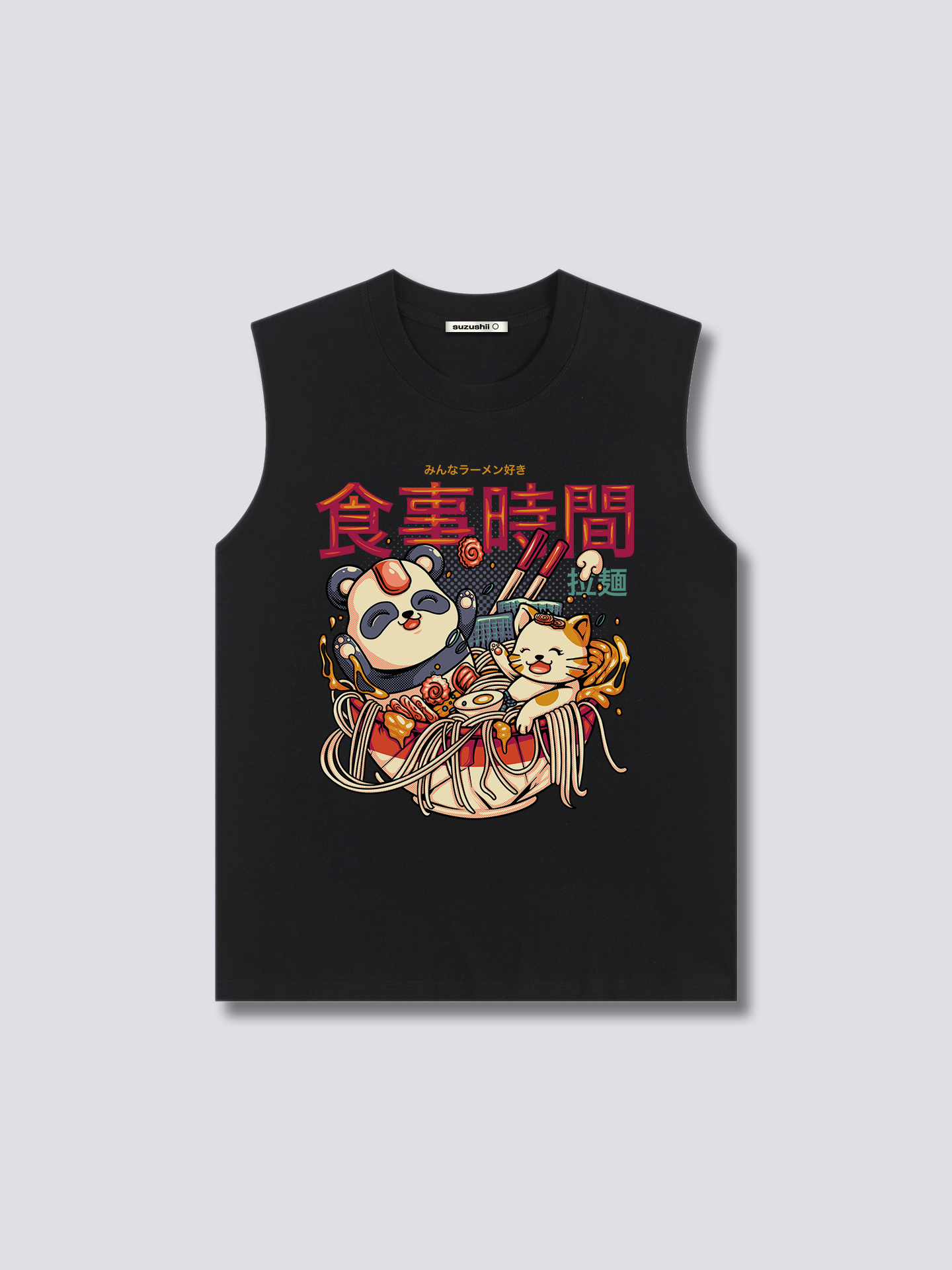 Ramen Bath Attack Tank Top