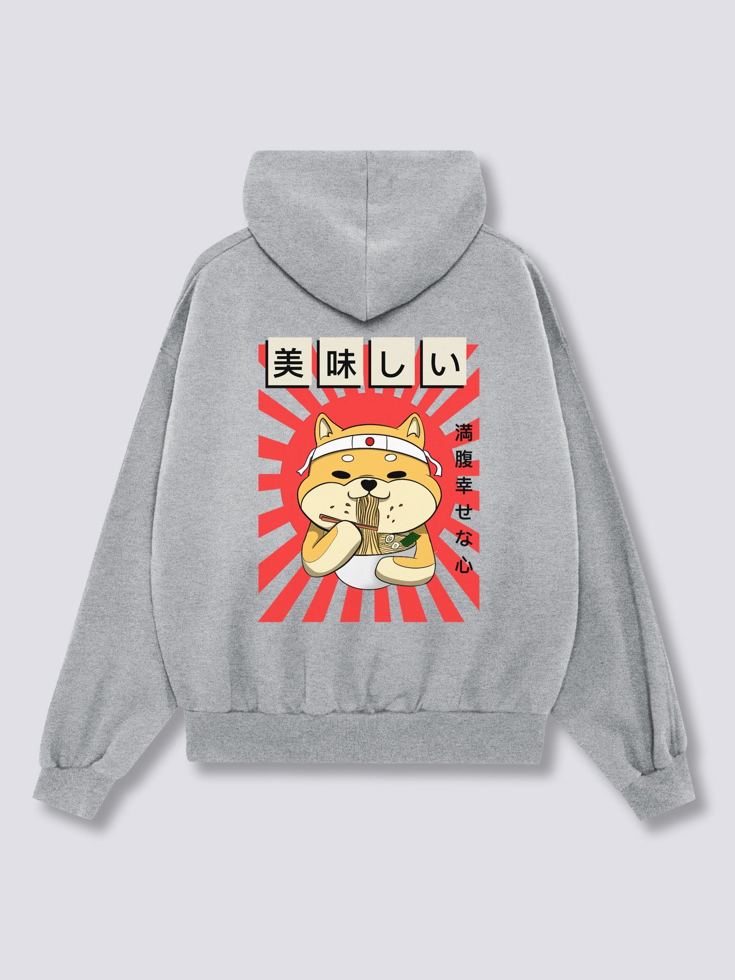 Ramen Shiba Back Hoodie