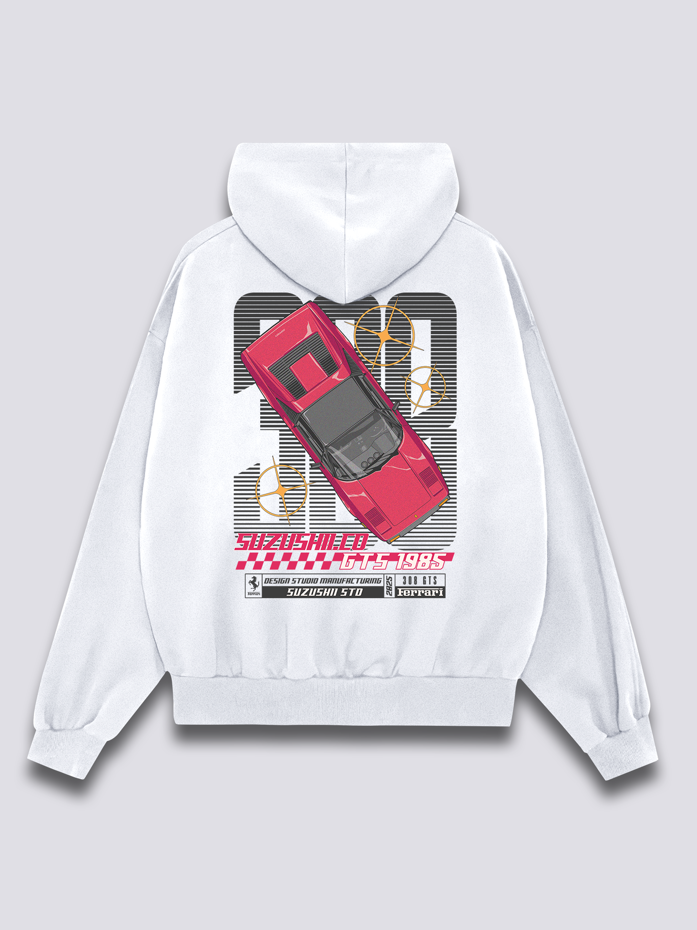 Retro Racer 308 Hoodie