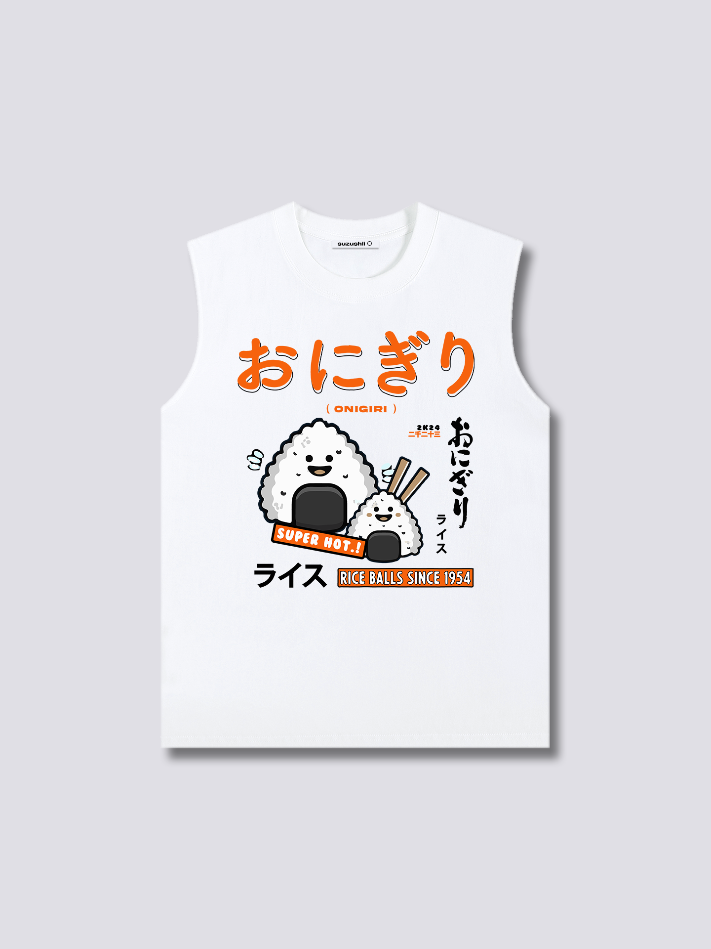 Front Print - Rice Ball Tank Top