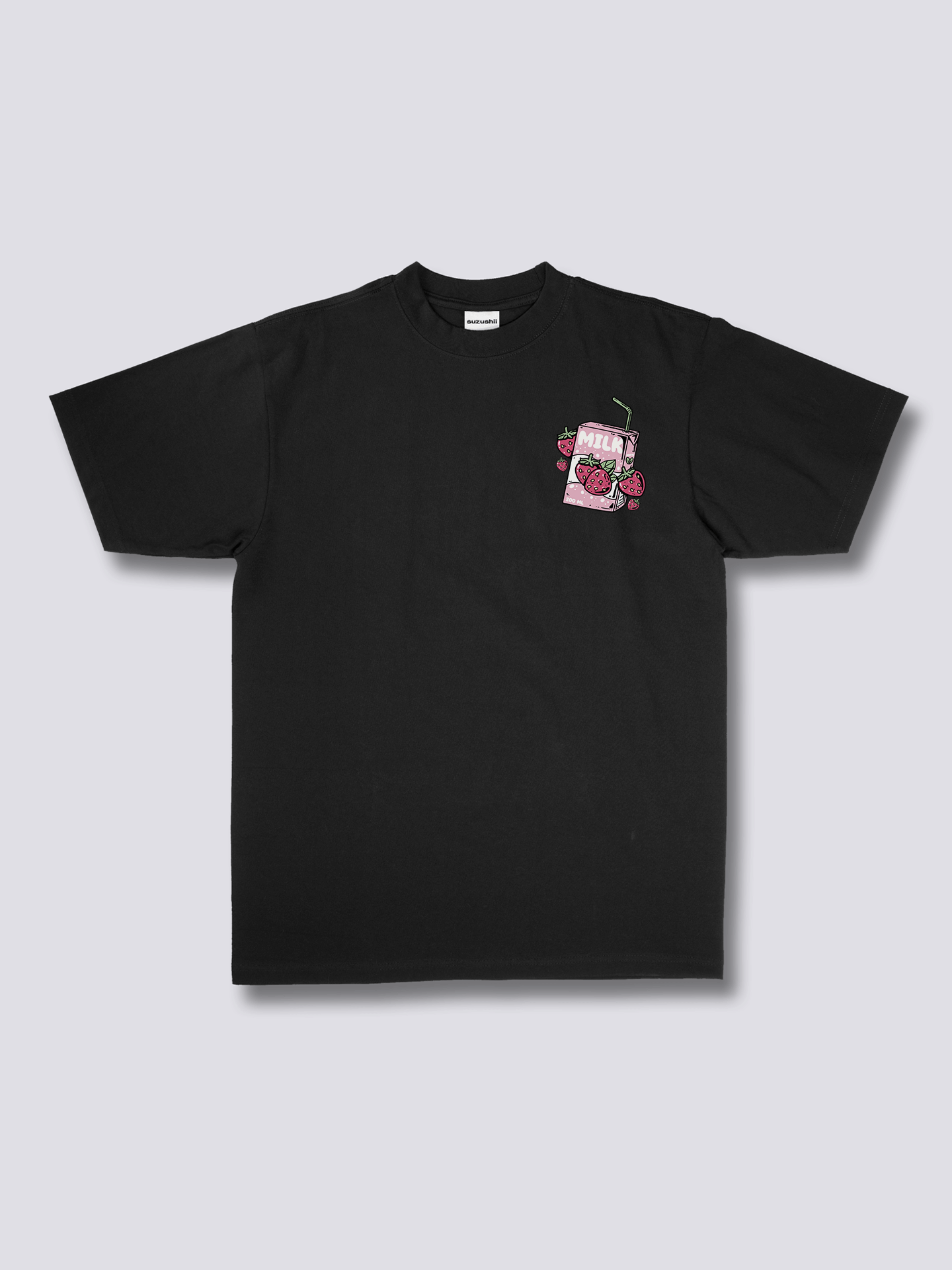 Strawberry Milk Back T-Shirt