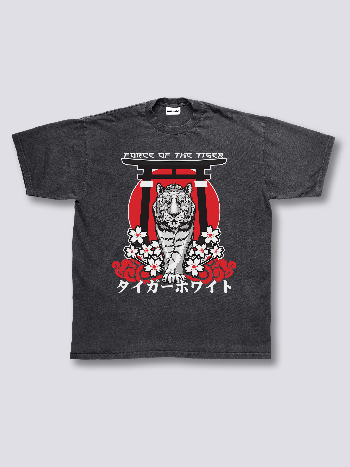 Front Print - Tiger Force Vintage T-Shirt