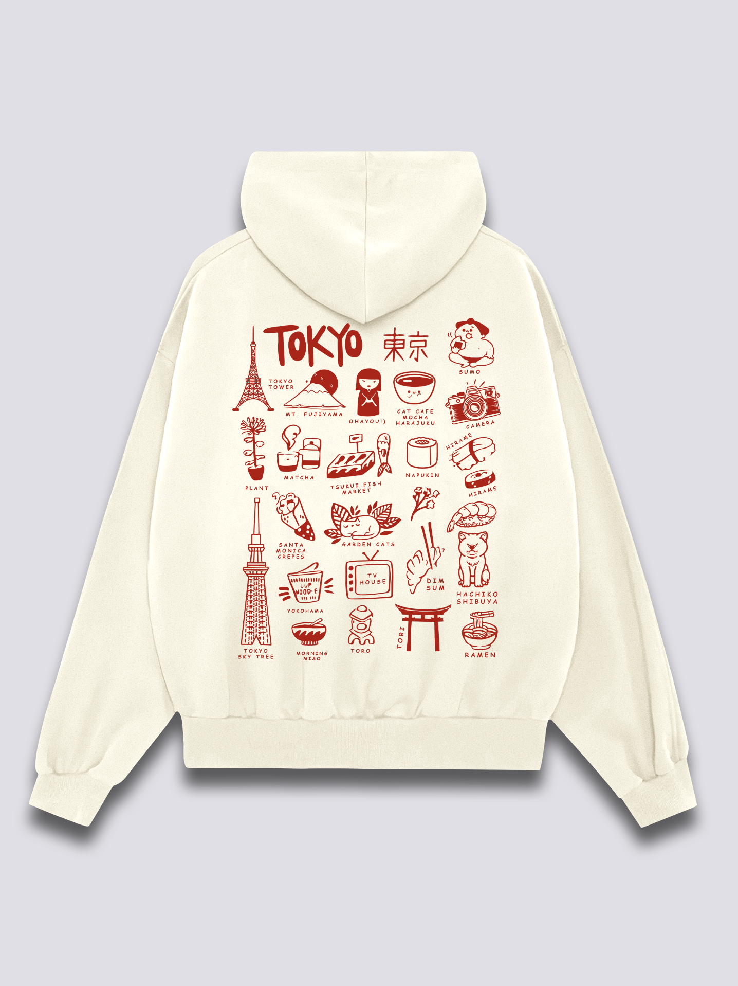 Tokyo Memory Board Hoodie
