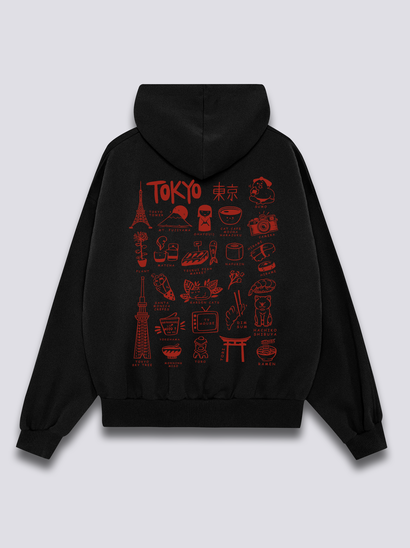 Tokyo Memory Board Hoodie