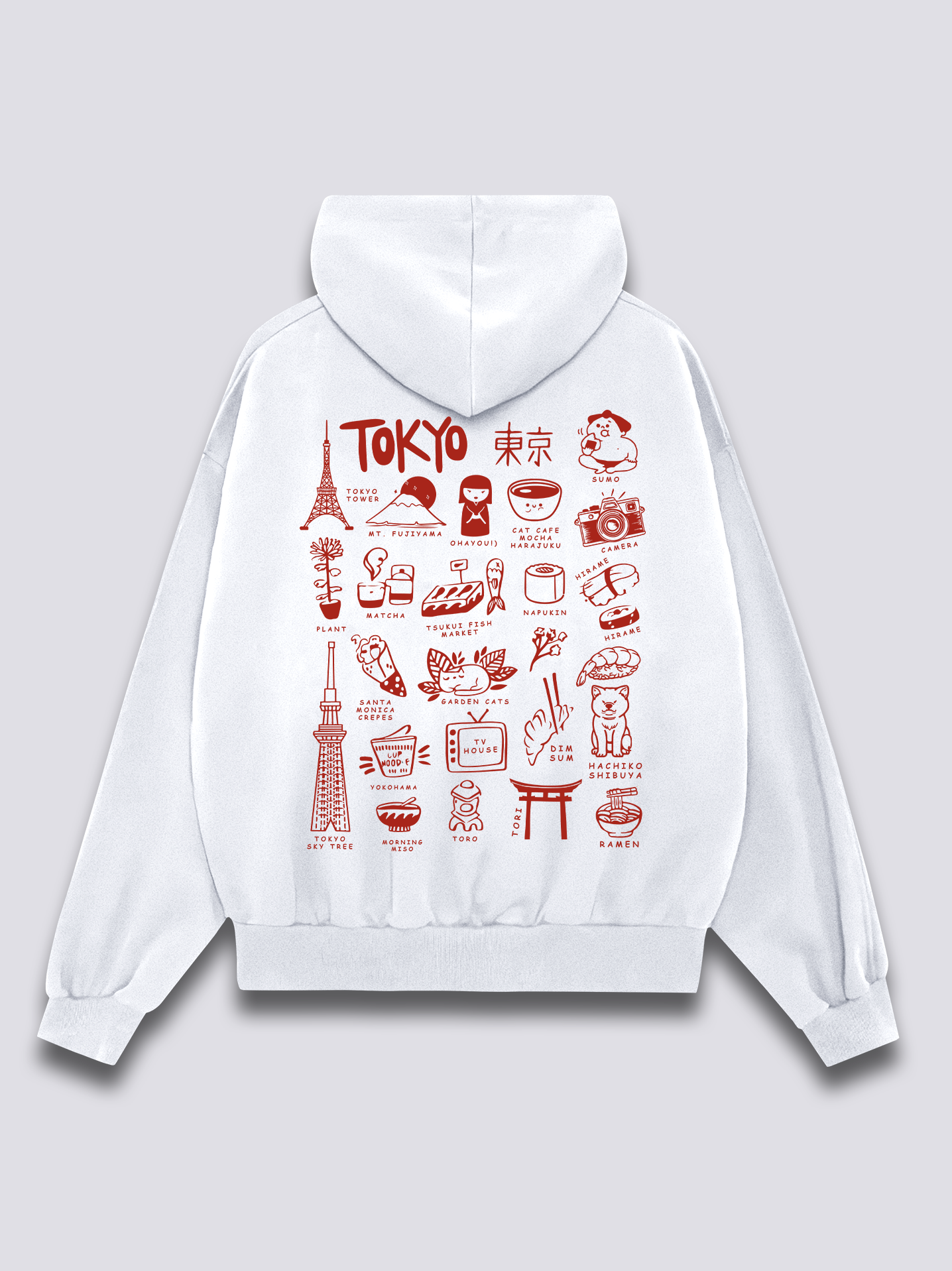 Tokyo Memory Board Hoodie