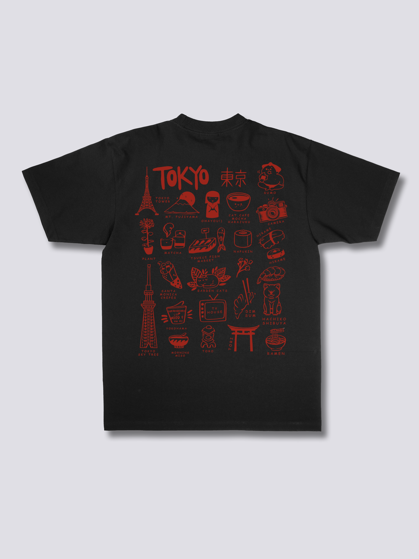 Tokyo Memory Board T-Shirt