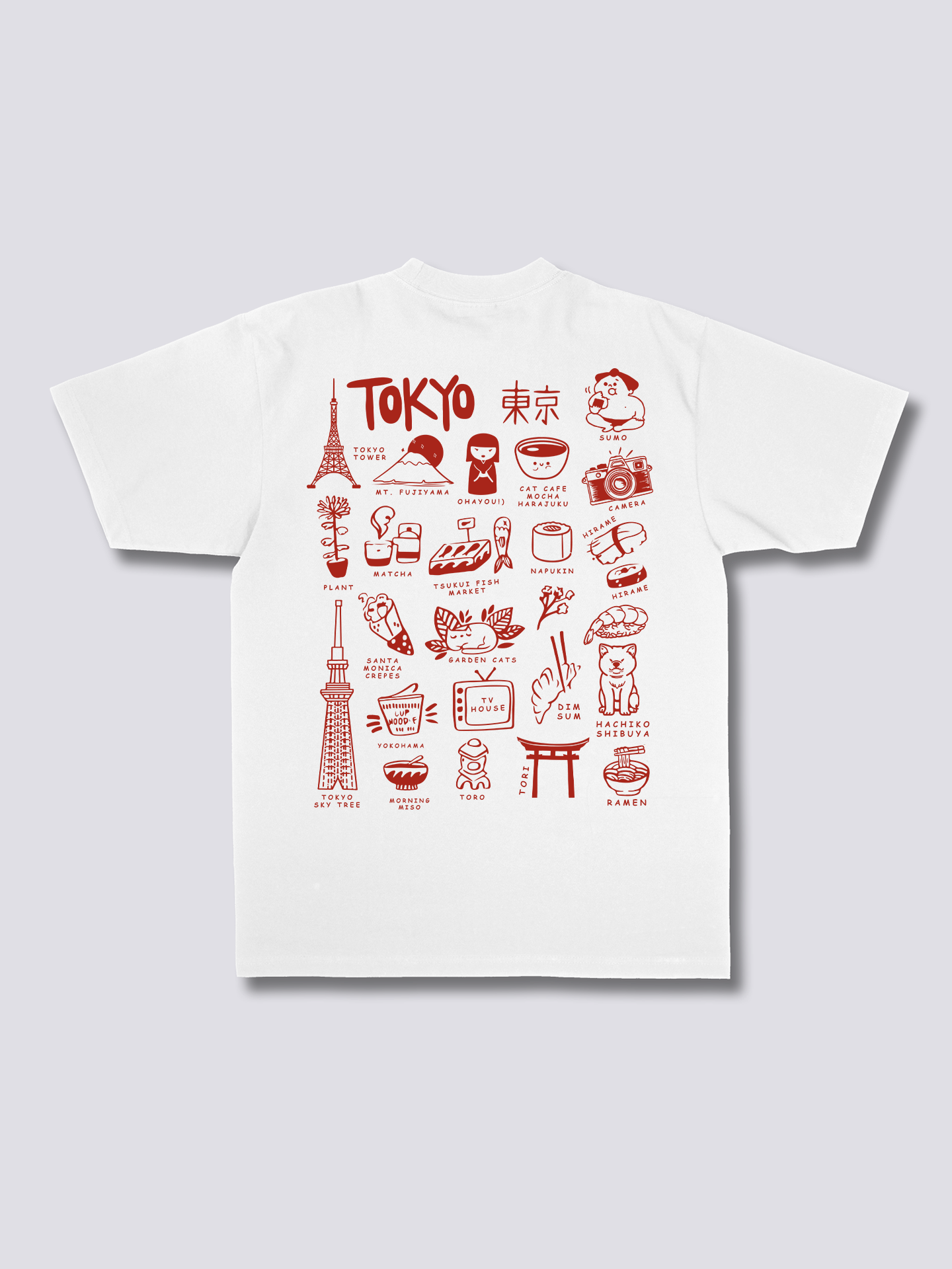 Tokyo Memory Board T-Shirt