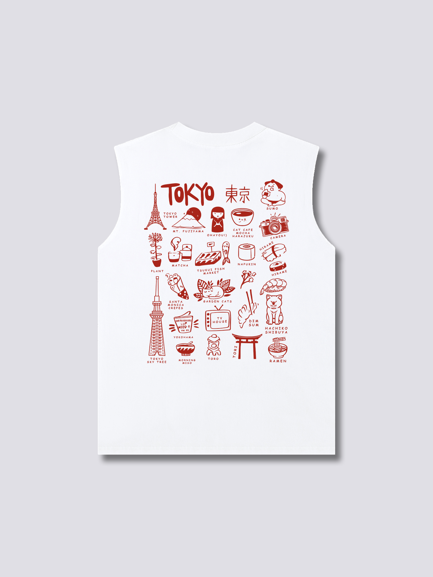 Tokyo Memory Board Tank Top