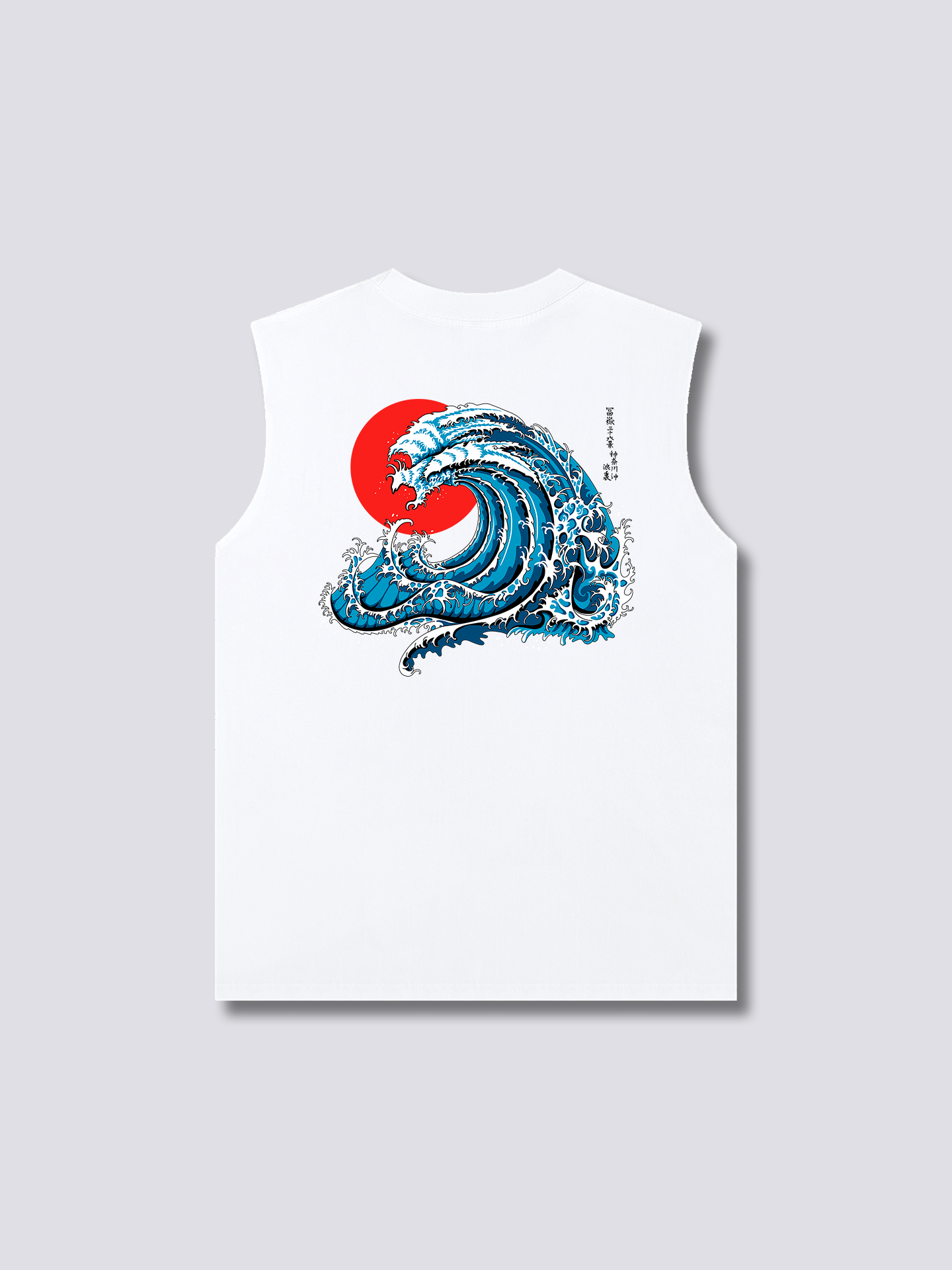 Wavy Phoenix Back Tank Top