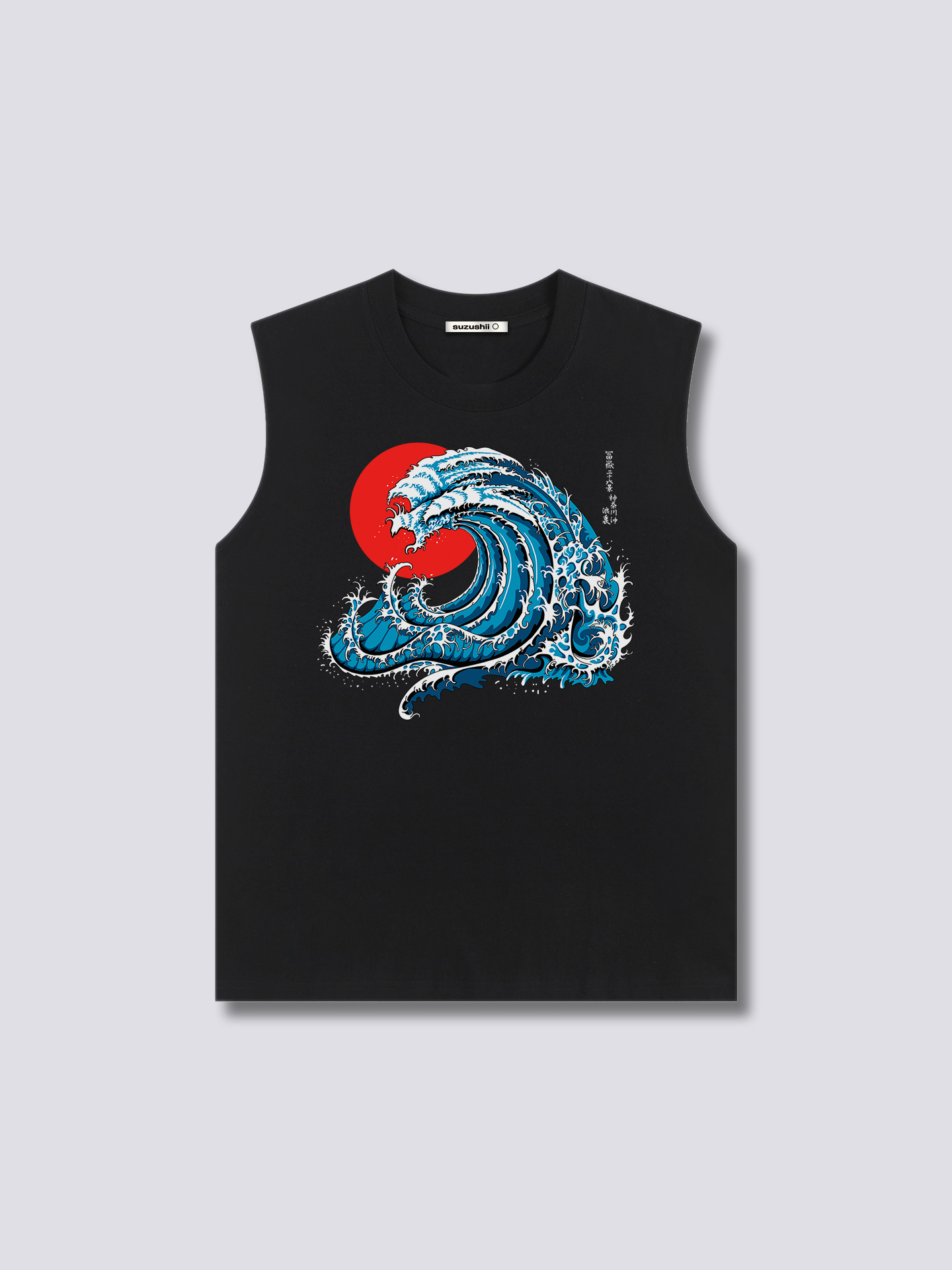 Front Print - Wavy Phoenix Tank Top