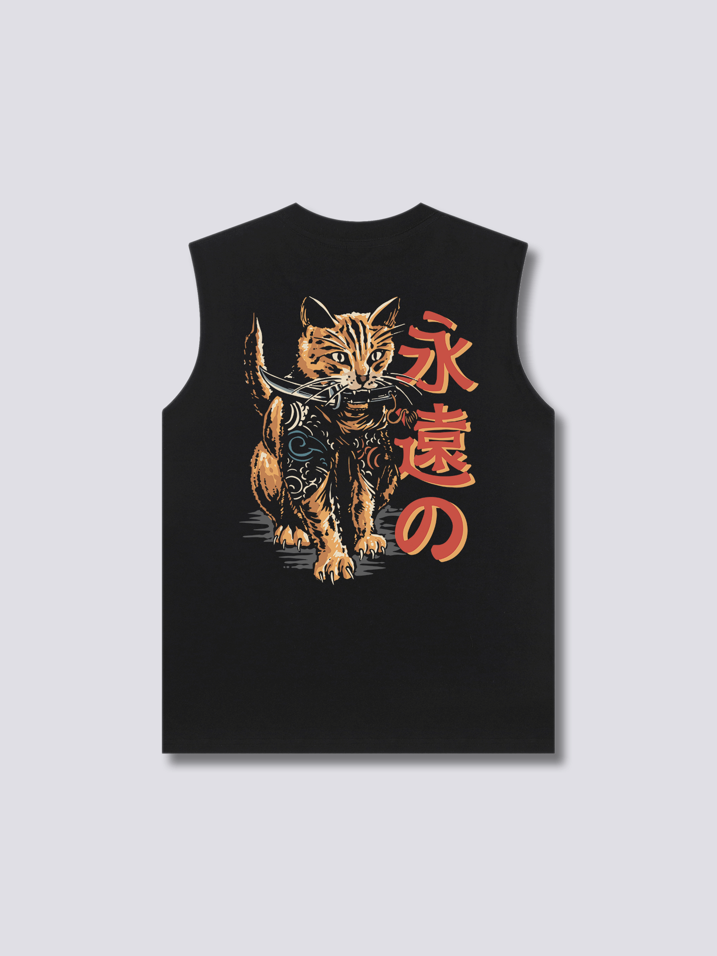 Yakuza Cat Tank Top