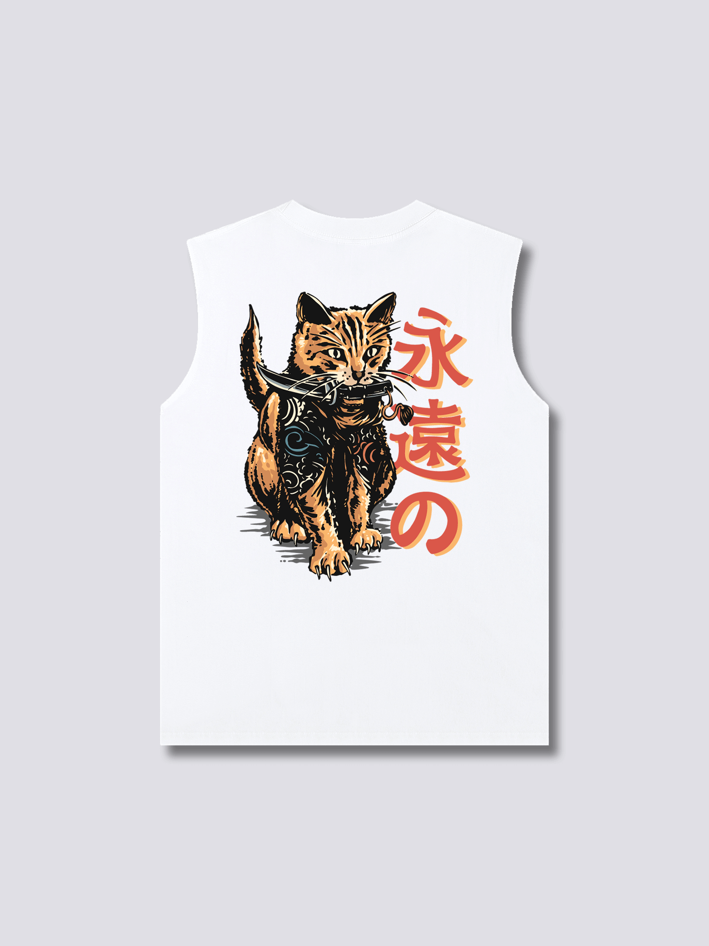 Yakuza Cat Tank Top