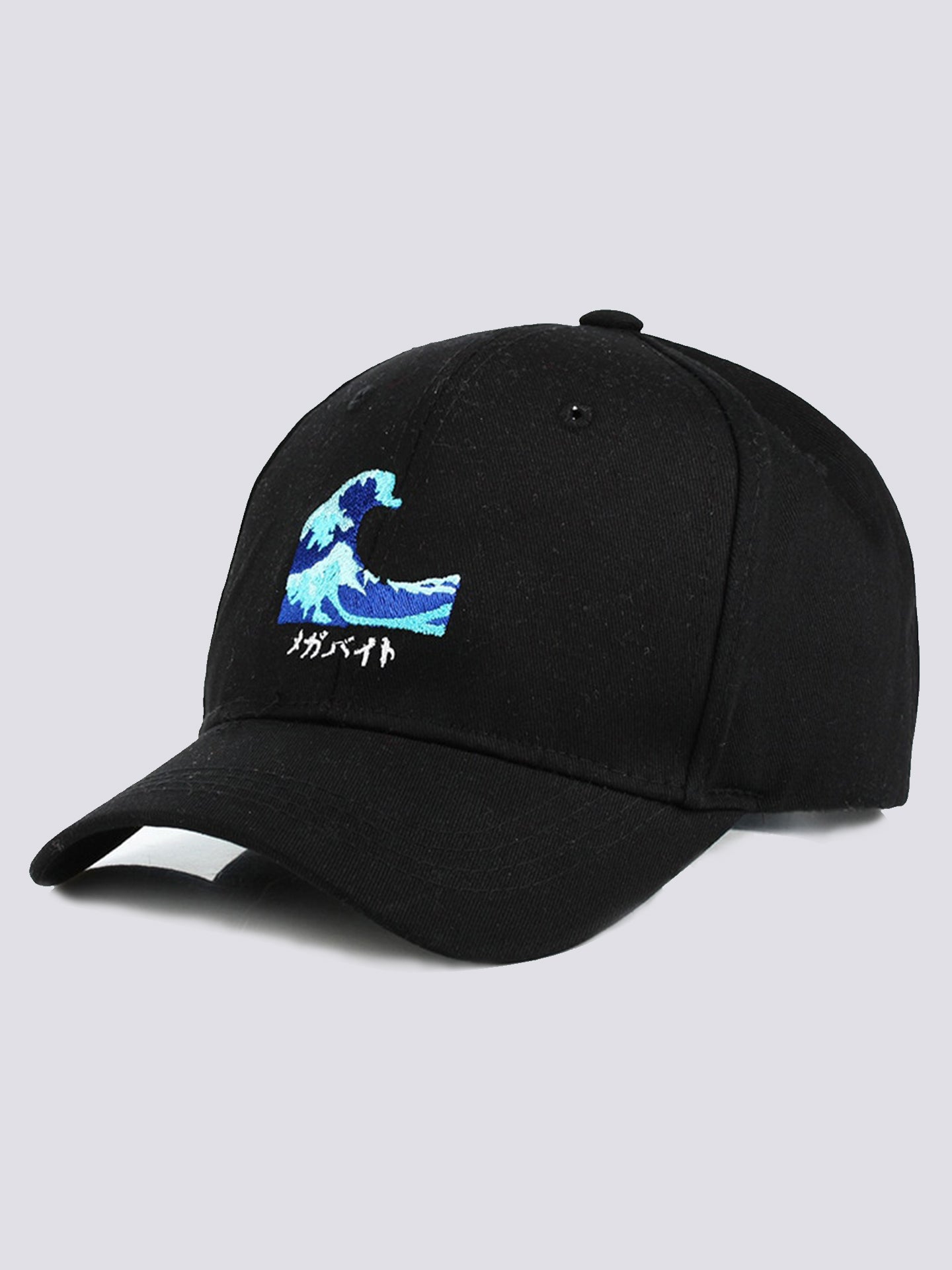 Kanagawa Wave Cap - Black