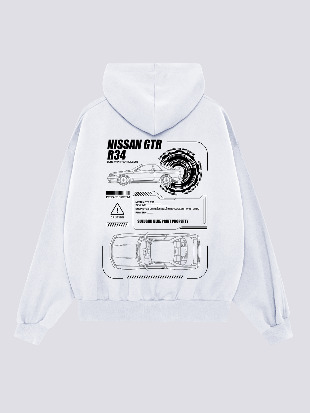 GTR Blueprint Hoodie
