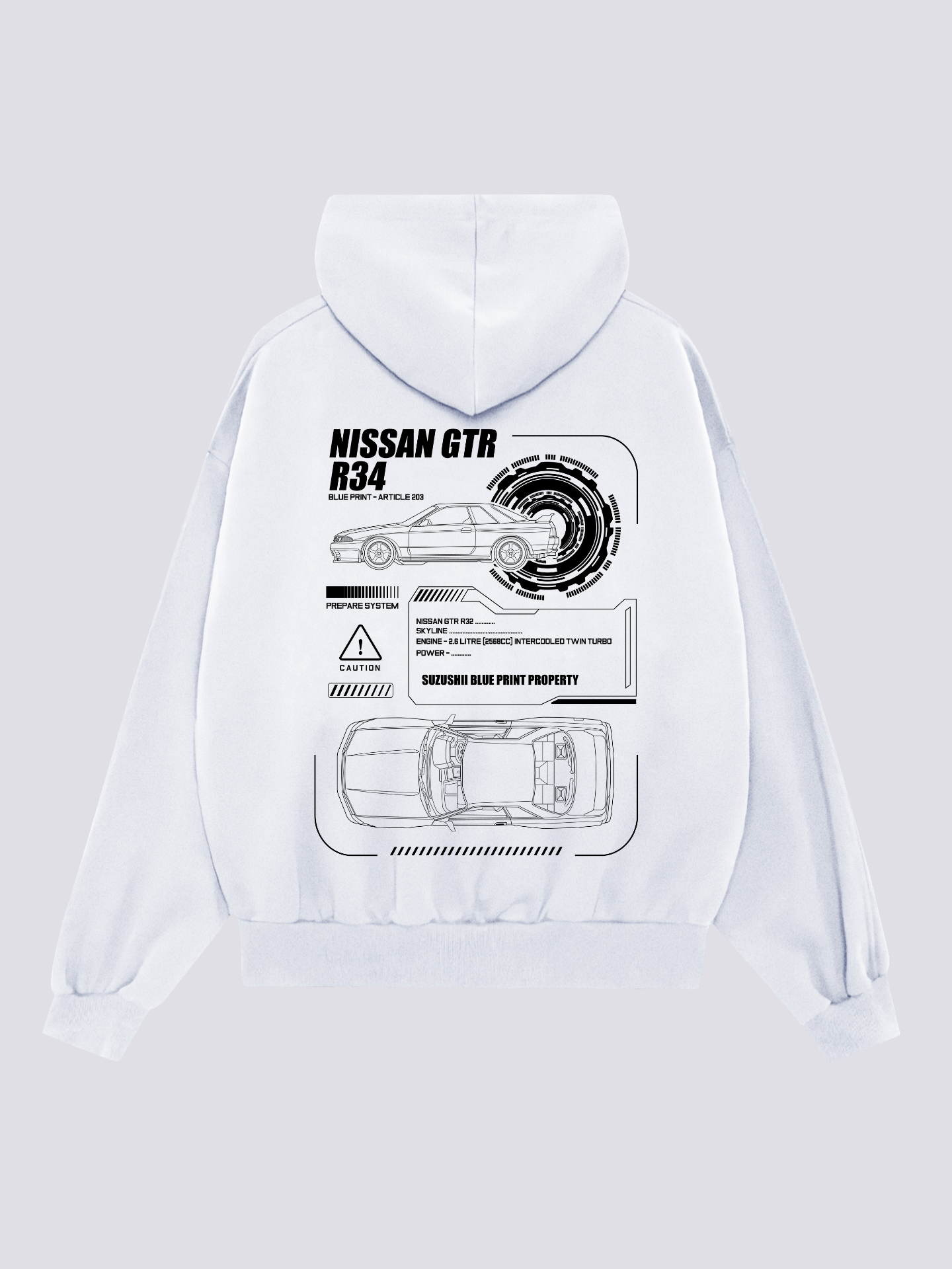 GTR Blueprint Hoodie