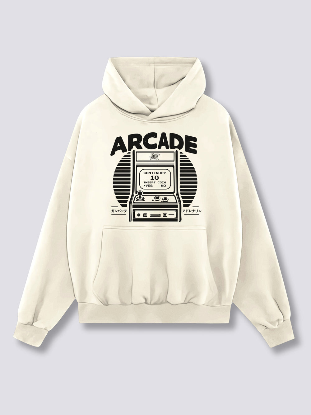 Arcade Clotes Front Print - Arcade Game Hoodie