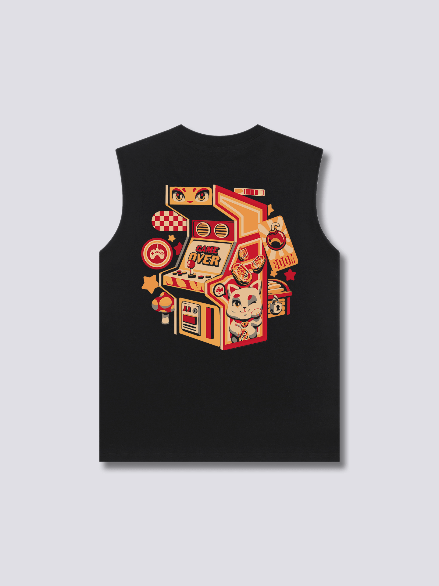 Arcade Neko Tank Top