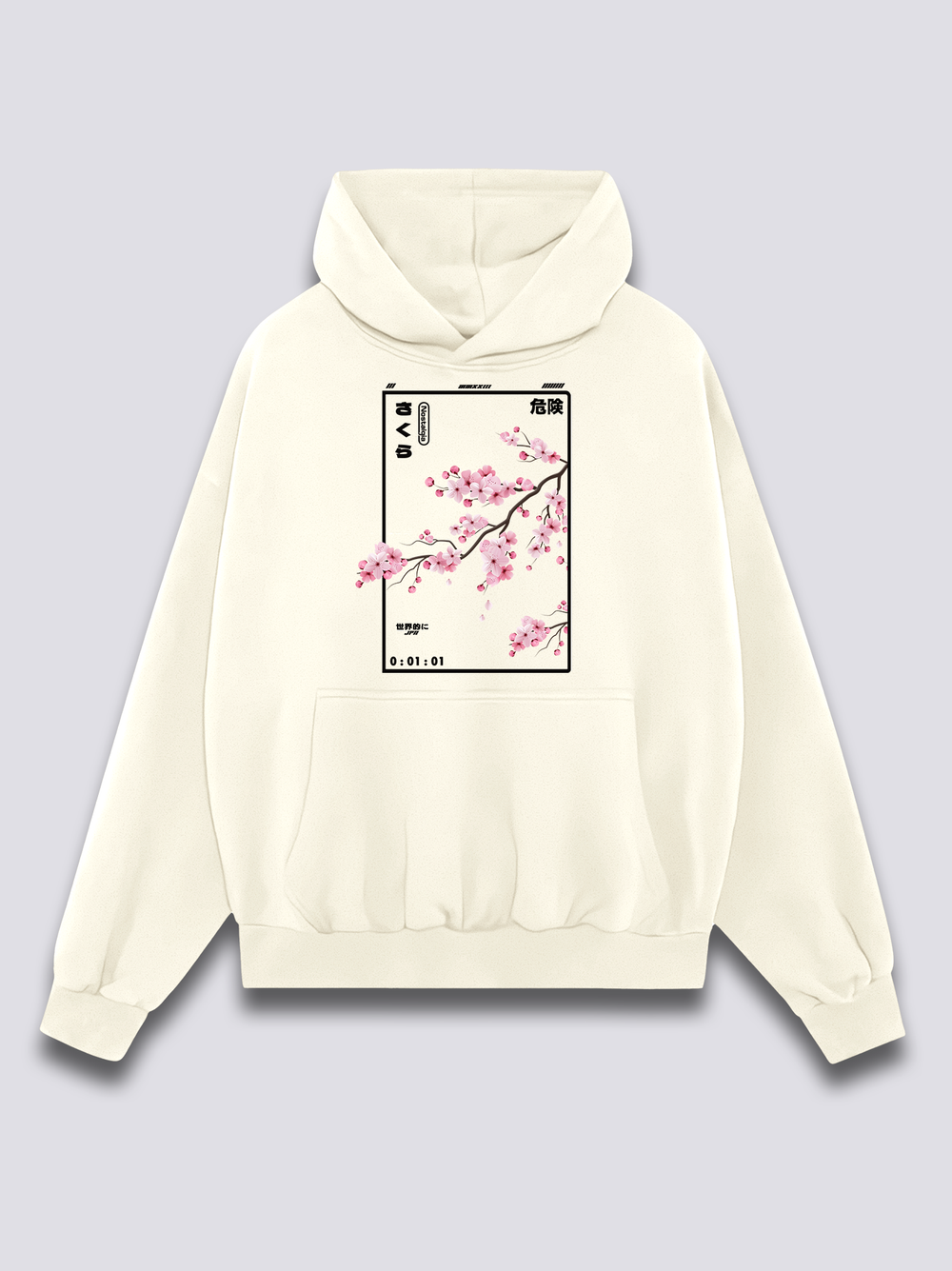Front Print - Cherry Blossom Hoodie