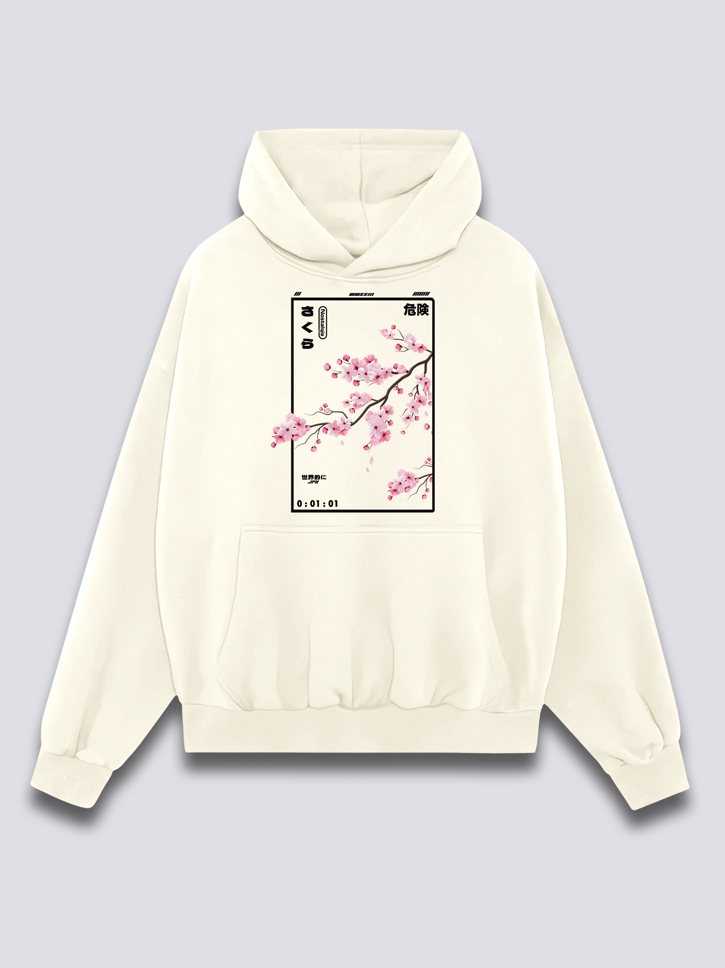 Front Print - Cherry Blossom Hoodie