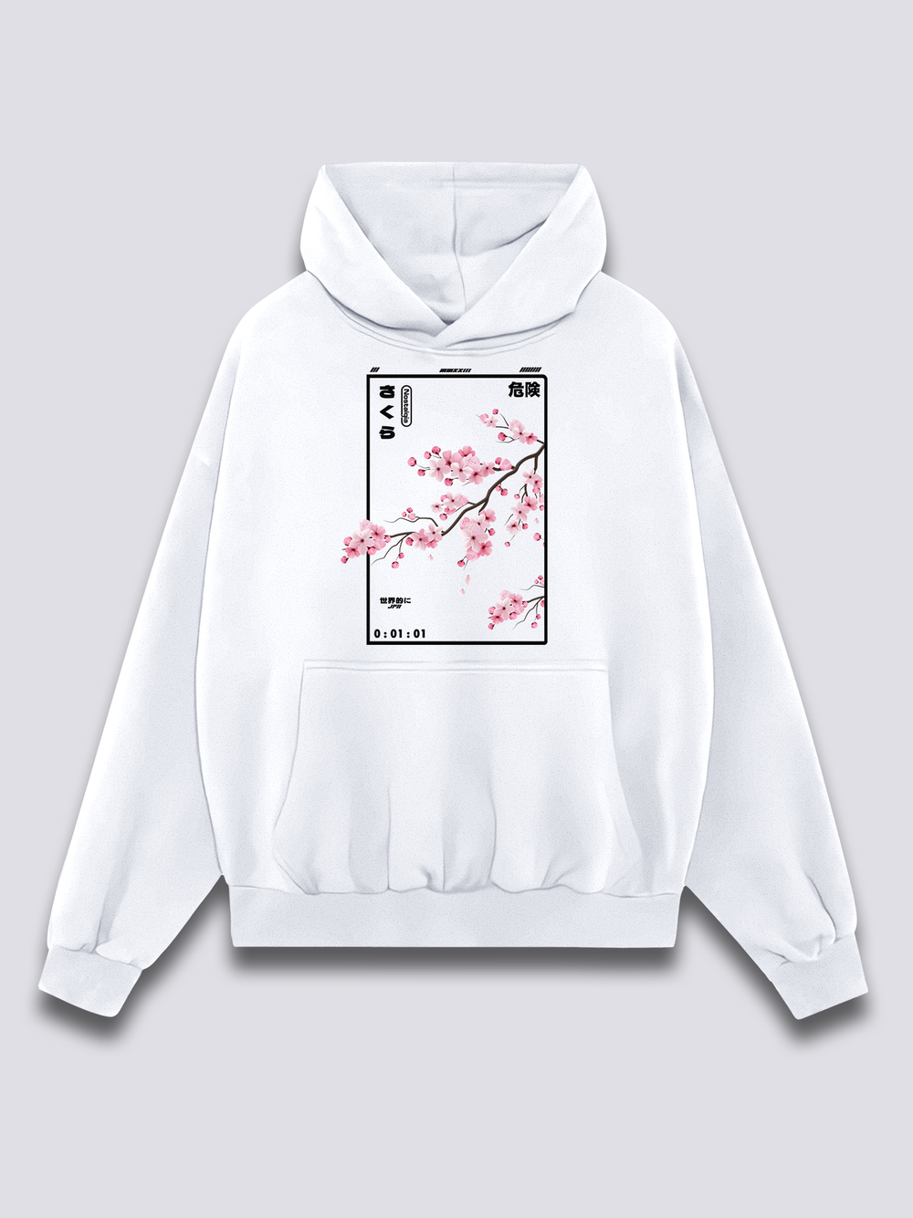 Front Print - Cherry Blossom Hoodie