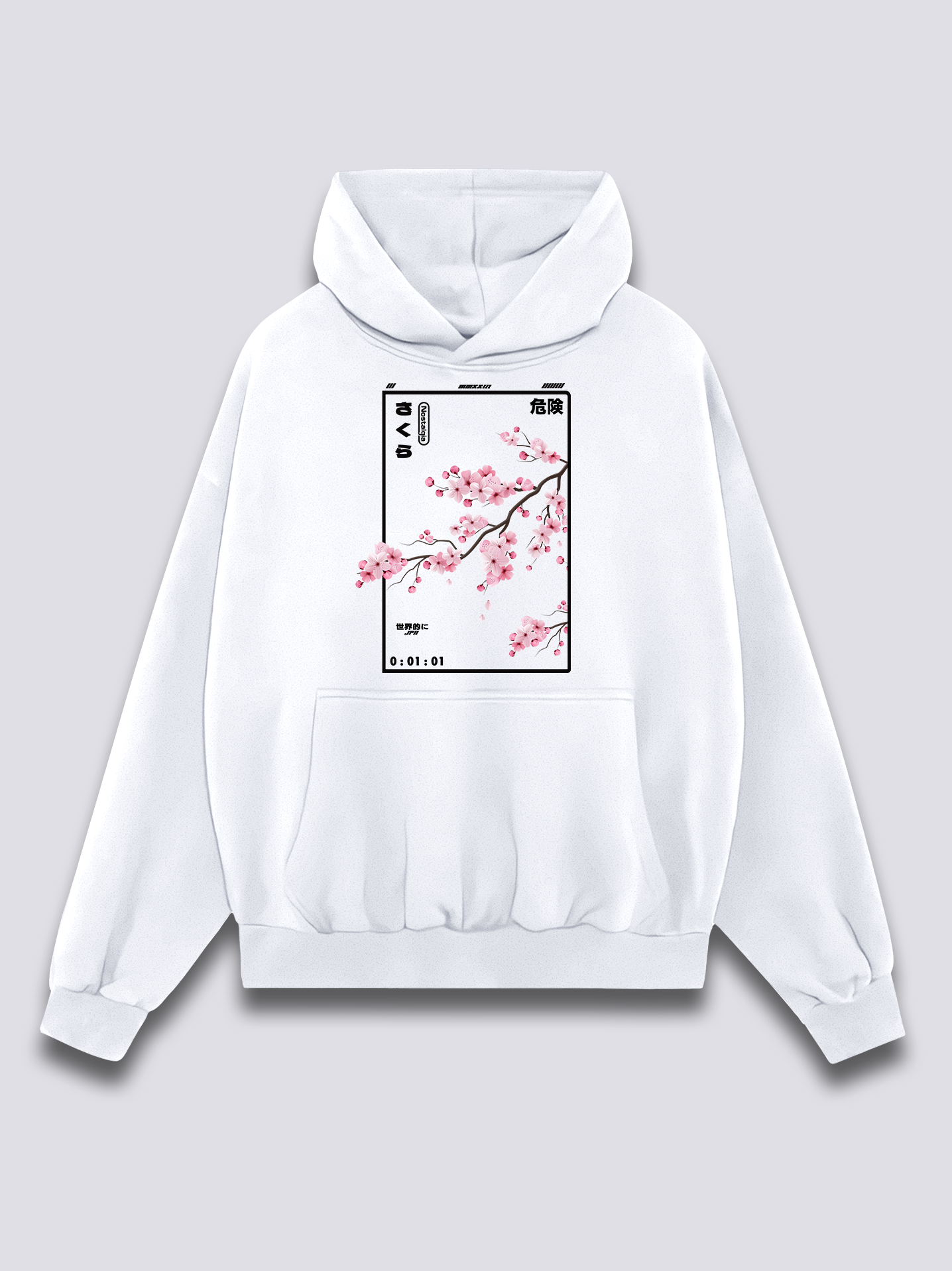 Front Print - Cherry Blossom Hoodie