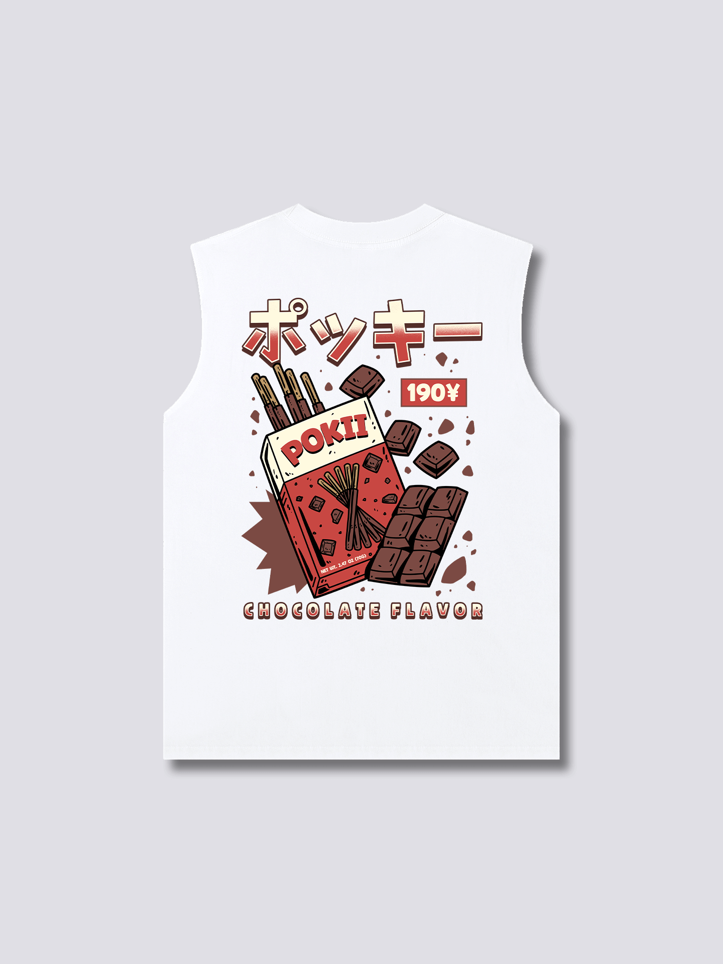 Chocolate Pokii Back Tank Top