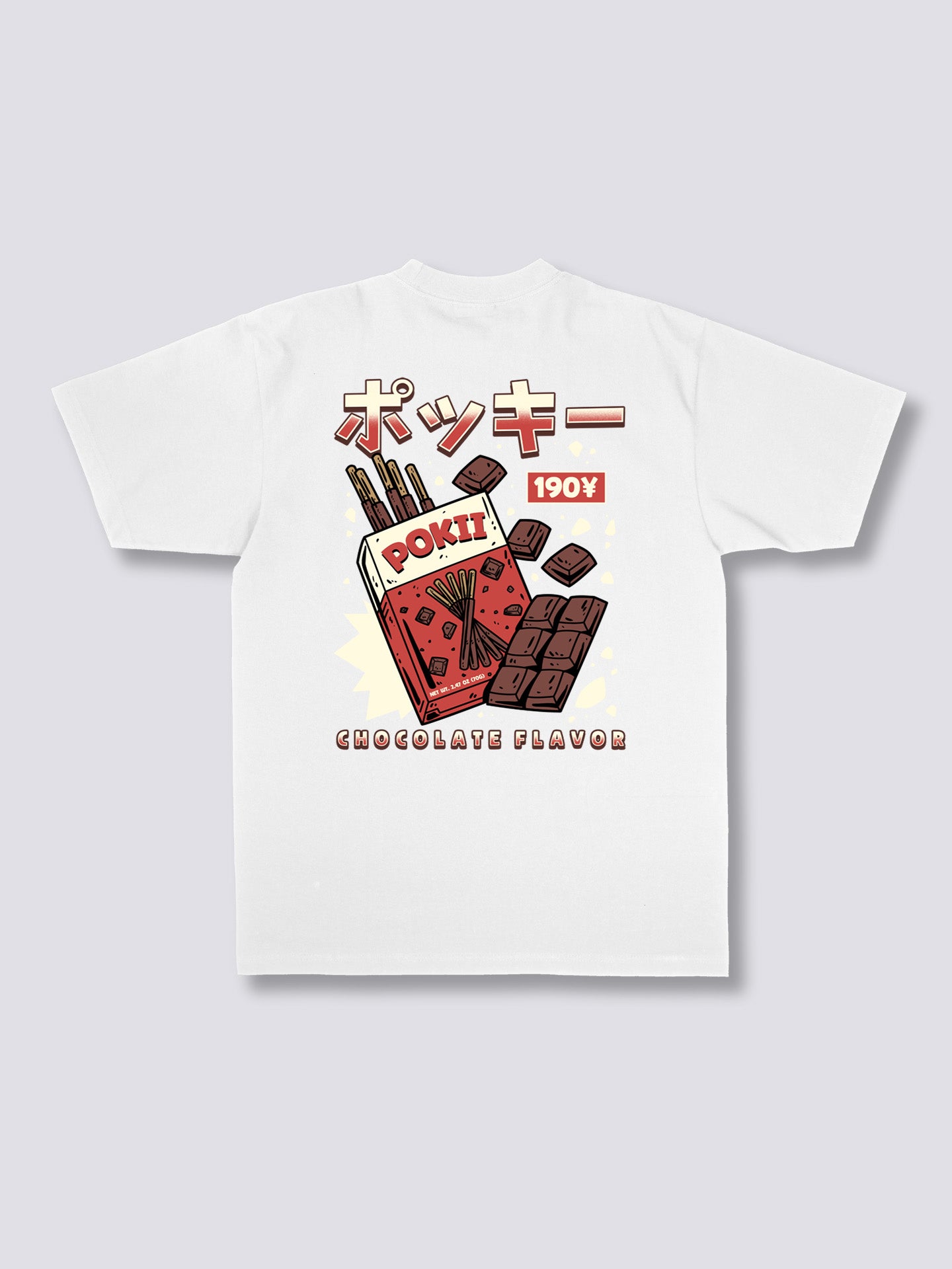 Chocolate Pokii Back T-Shirt