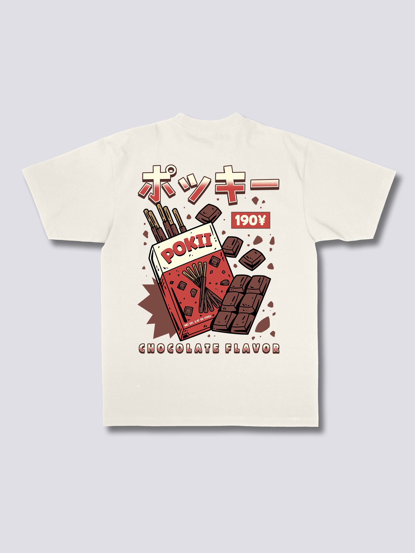 Chocolate Pokii Back T-Shirt