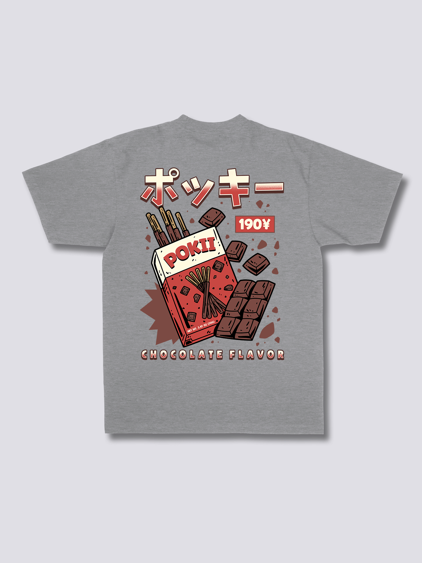 Chocolate Pokii Back T-Shirt
