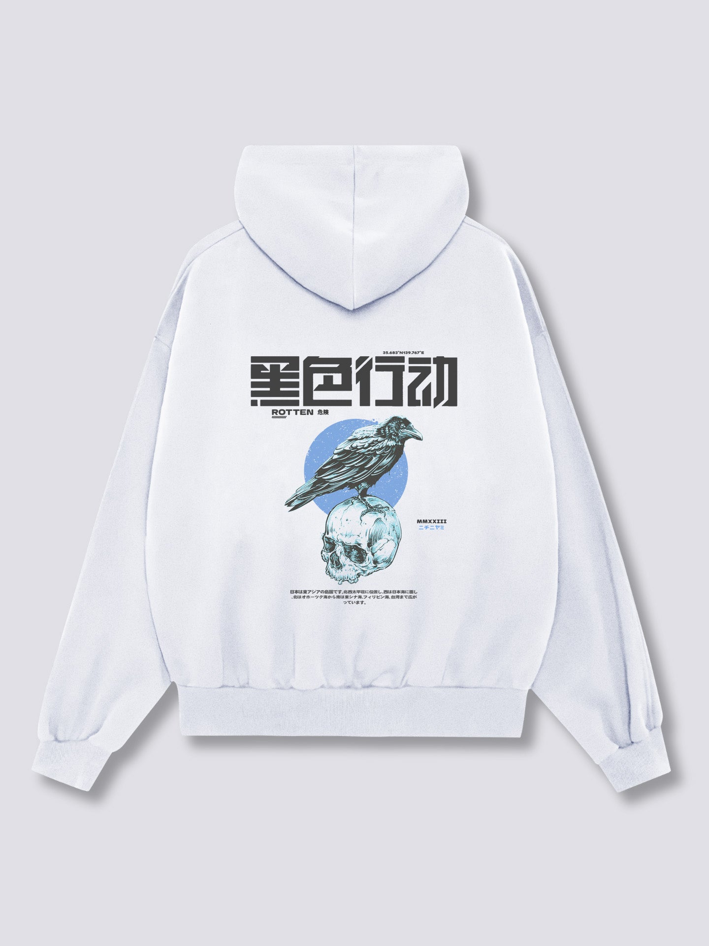 Dark Crow Back Hoodie