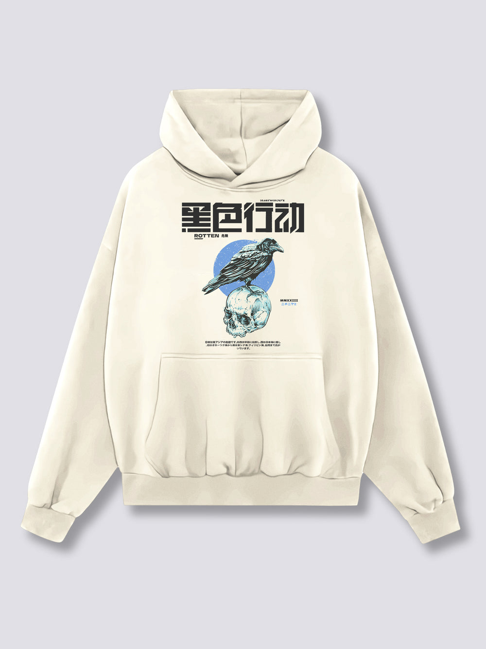 Front Print - Dark Crow Hoodie
