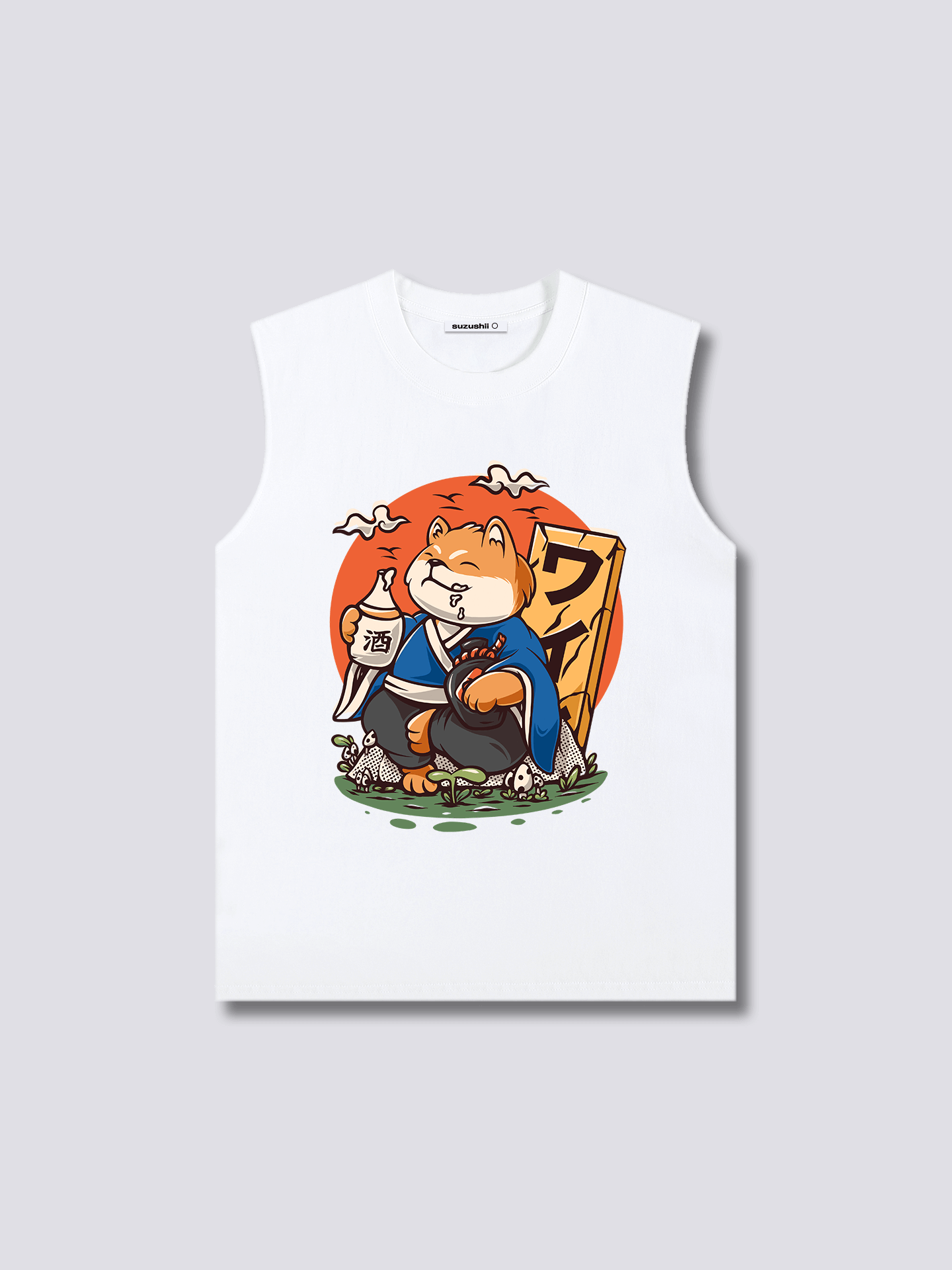 Drunk Shiba Tank Top