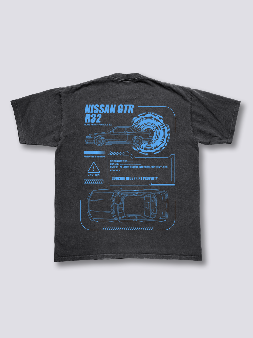 GTR Blueprint Vintage T-Shirt