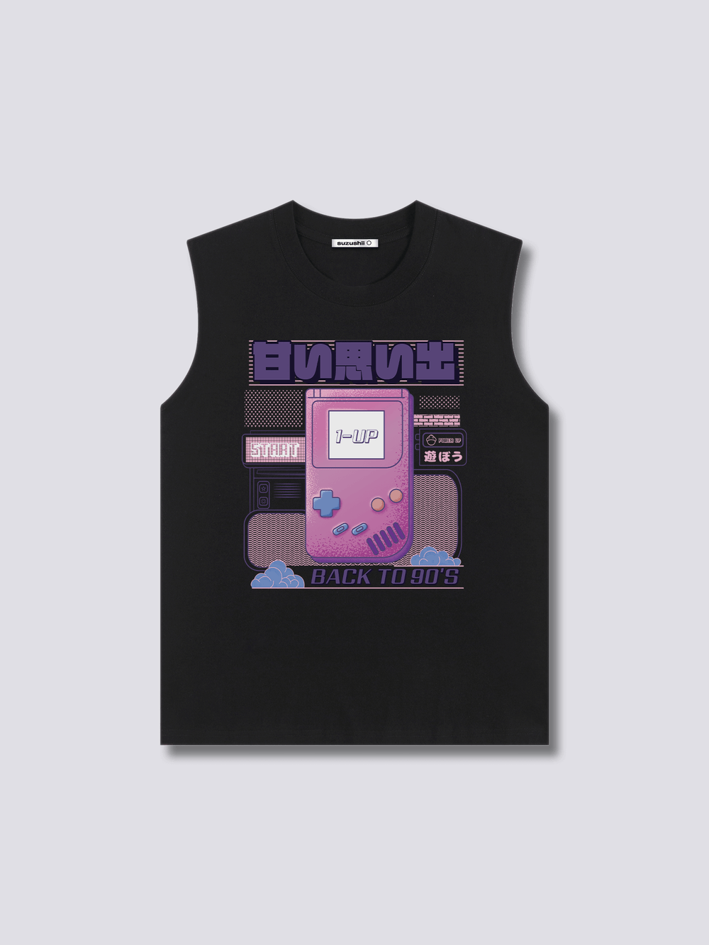 Front Print - Gameboy Tank Top