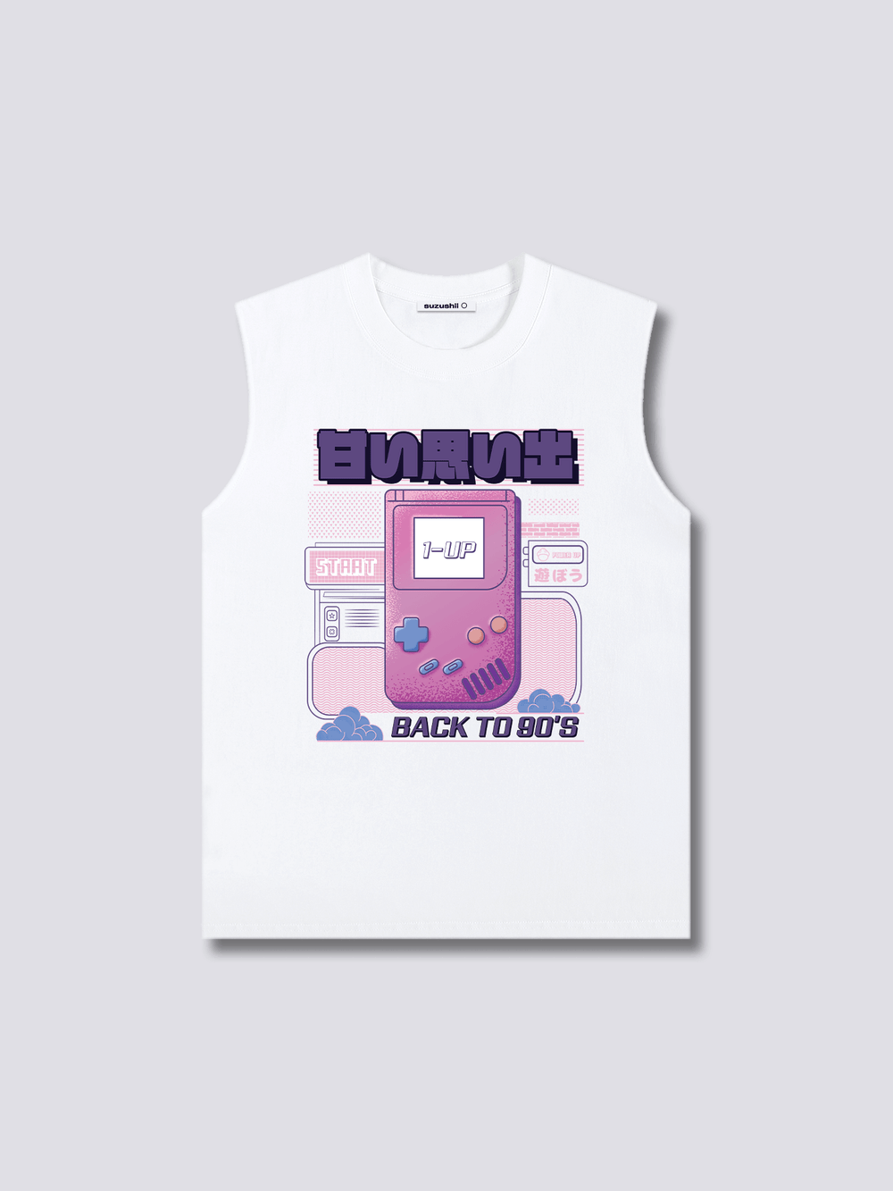 Front Print - Gameboy Tank Top